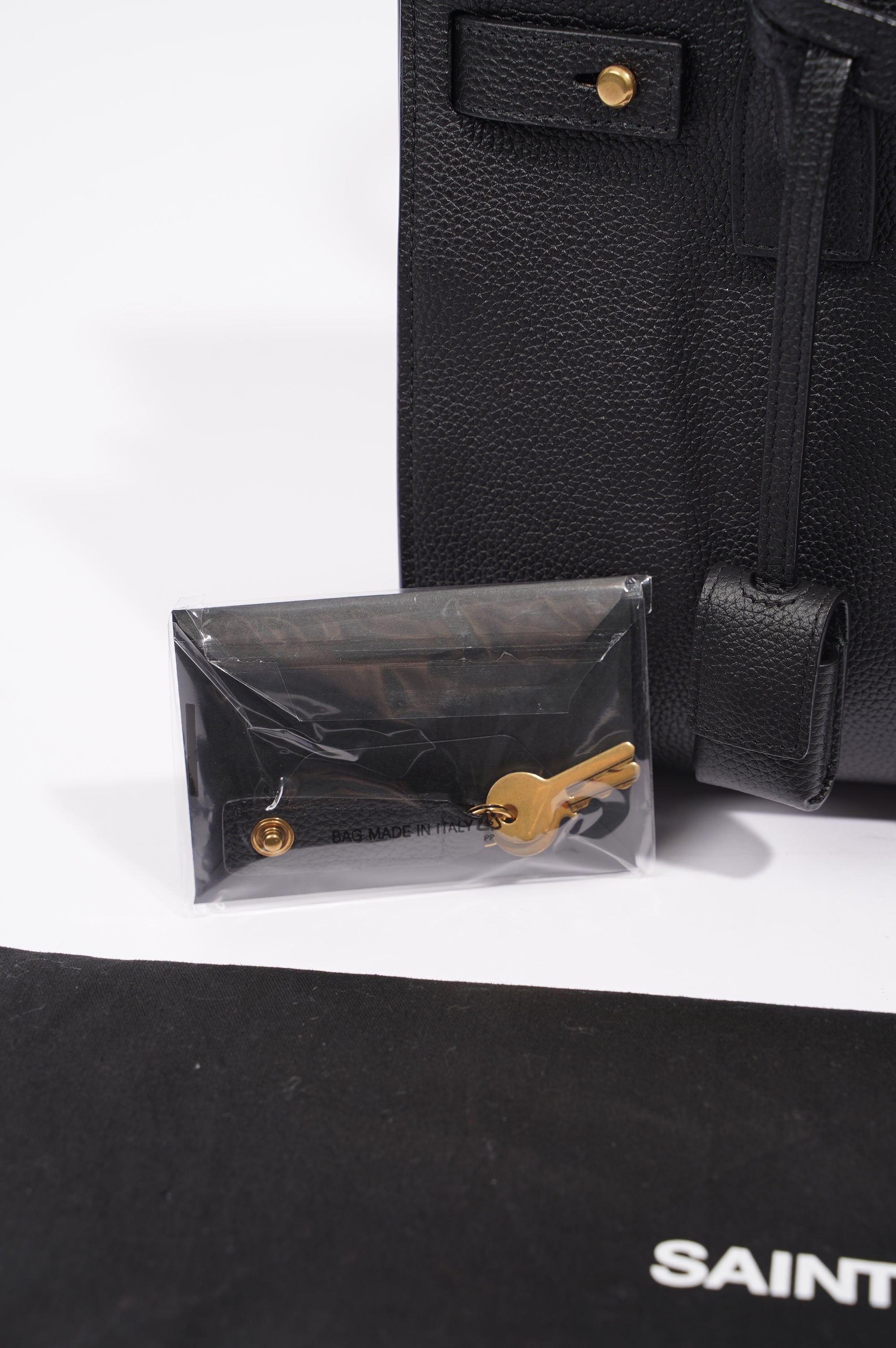Saint Laurent Womens Sac De Jour Black Baby