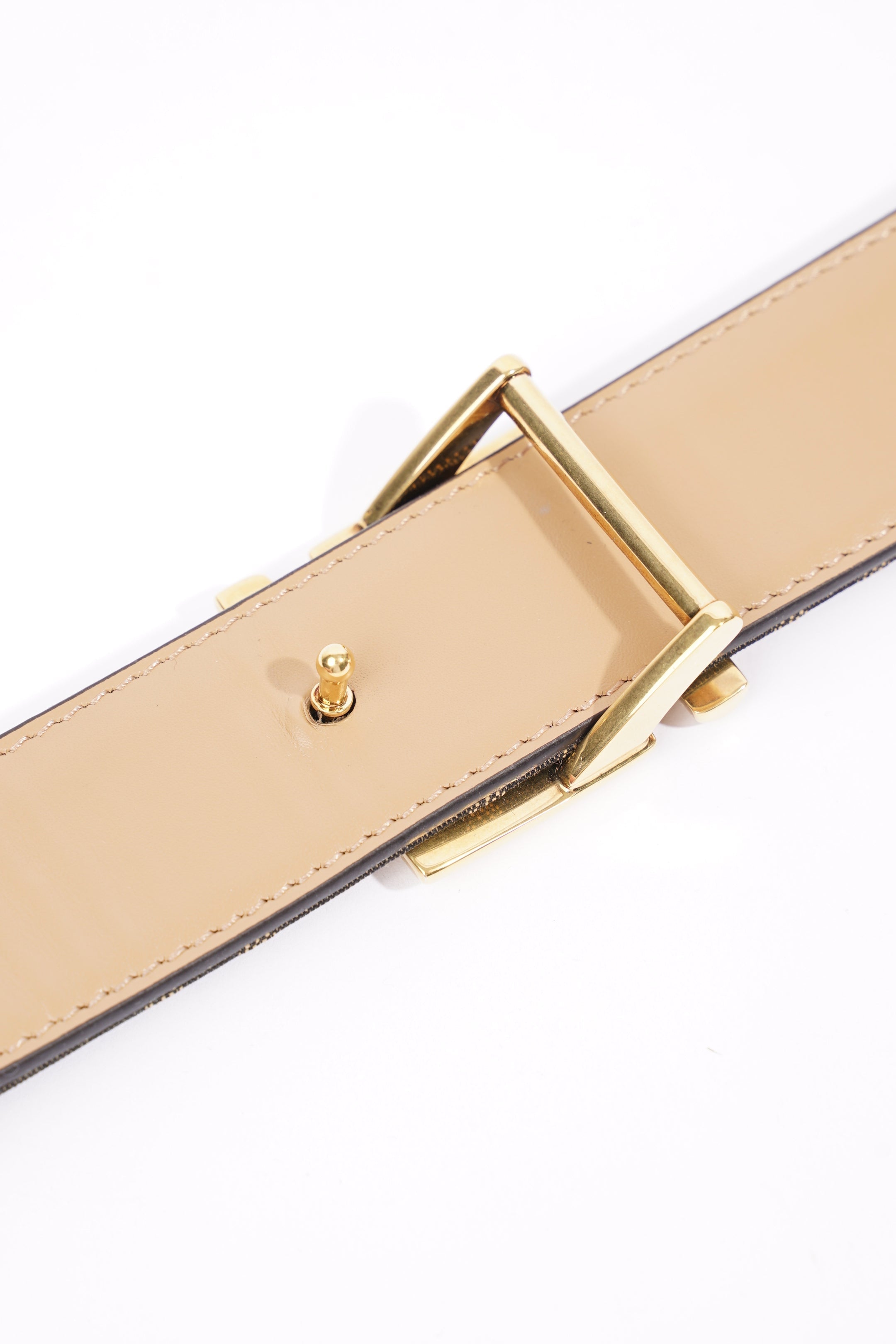 Fendi Womens Reversible FF Belt Zucca 90