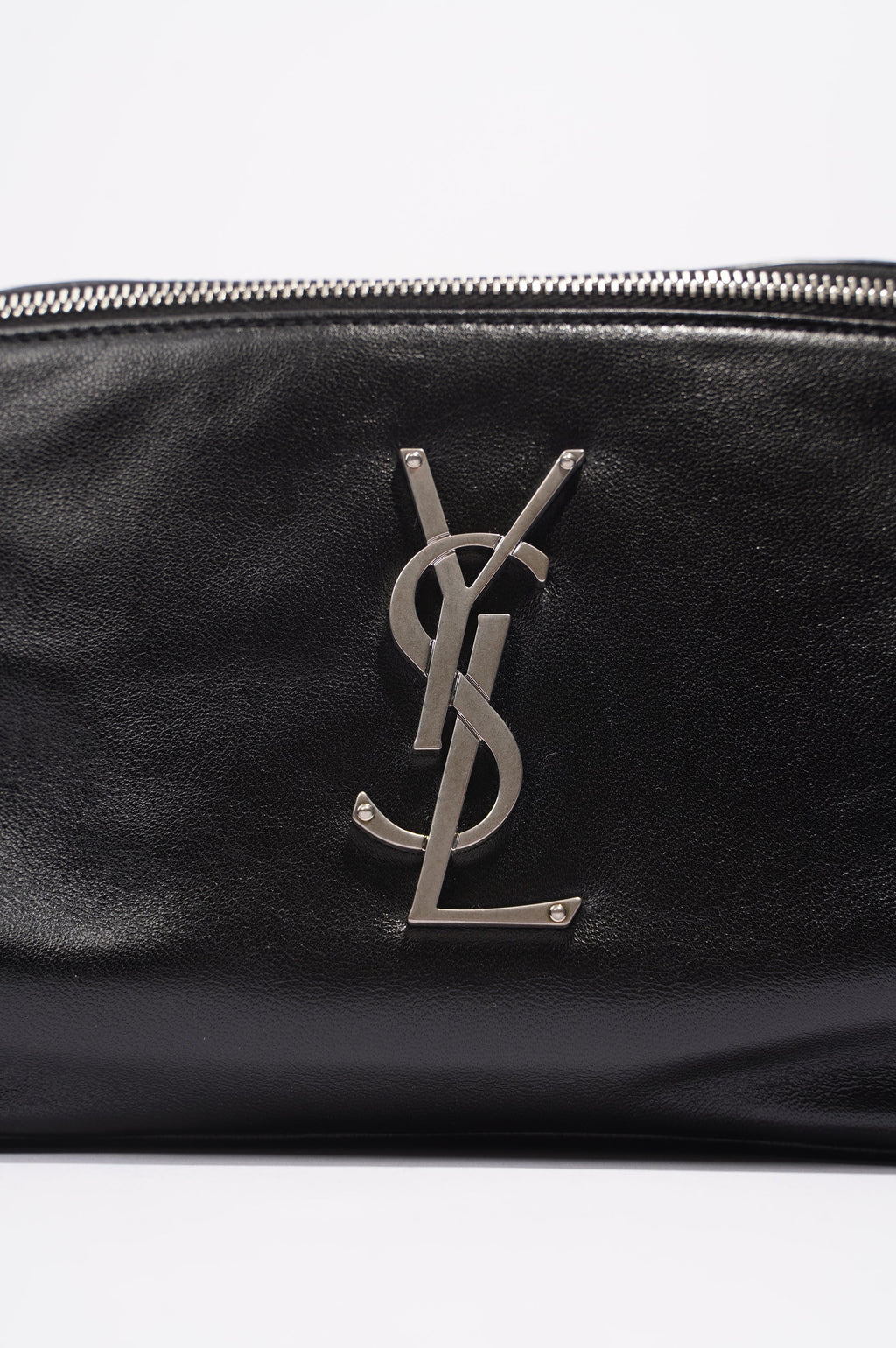 Saint Laurent Womens Belt Bag Black Leather