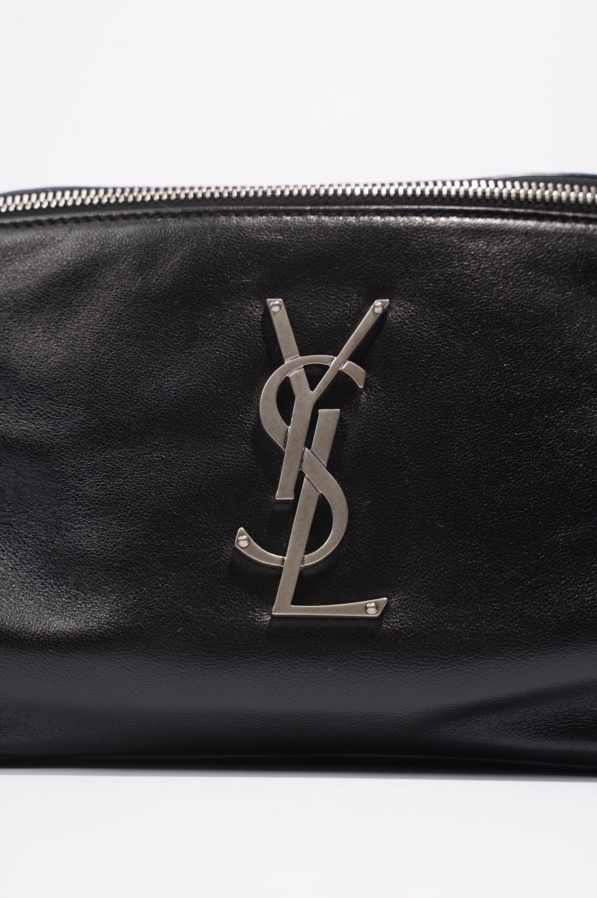 Saint Laurent Womens Belt Bag Black Leather