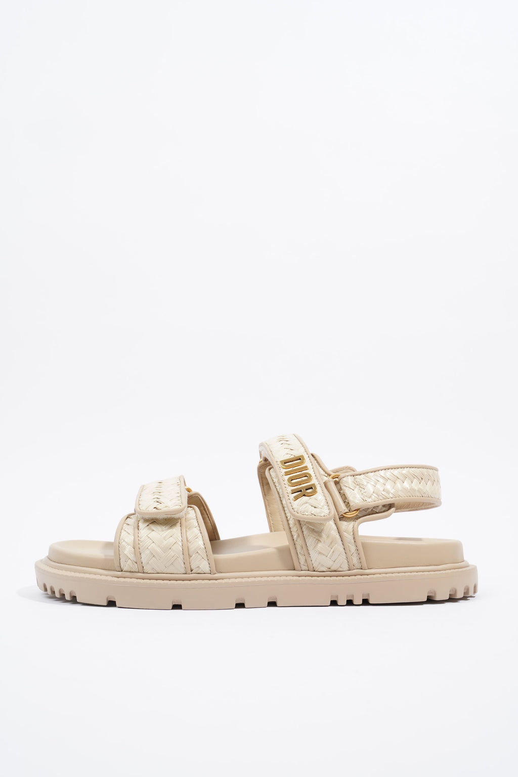 Christian Dior Womens Dioract Sandal Beige EU 41 / UK 7