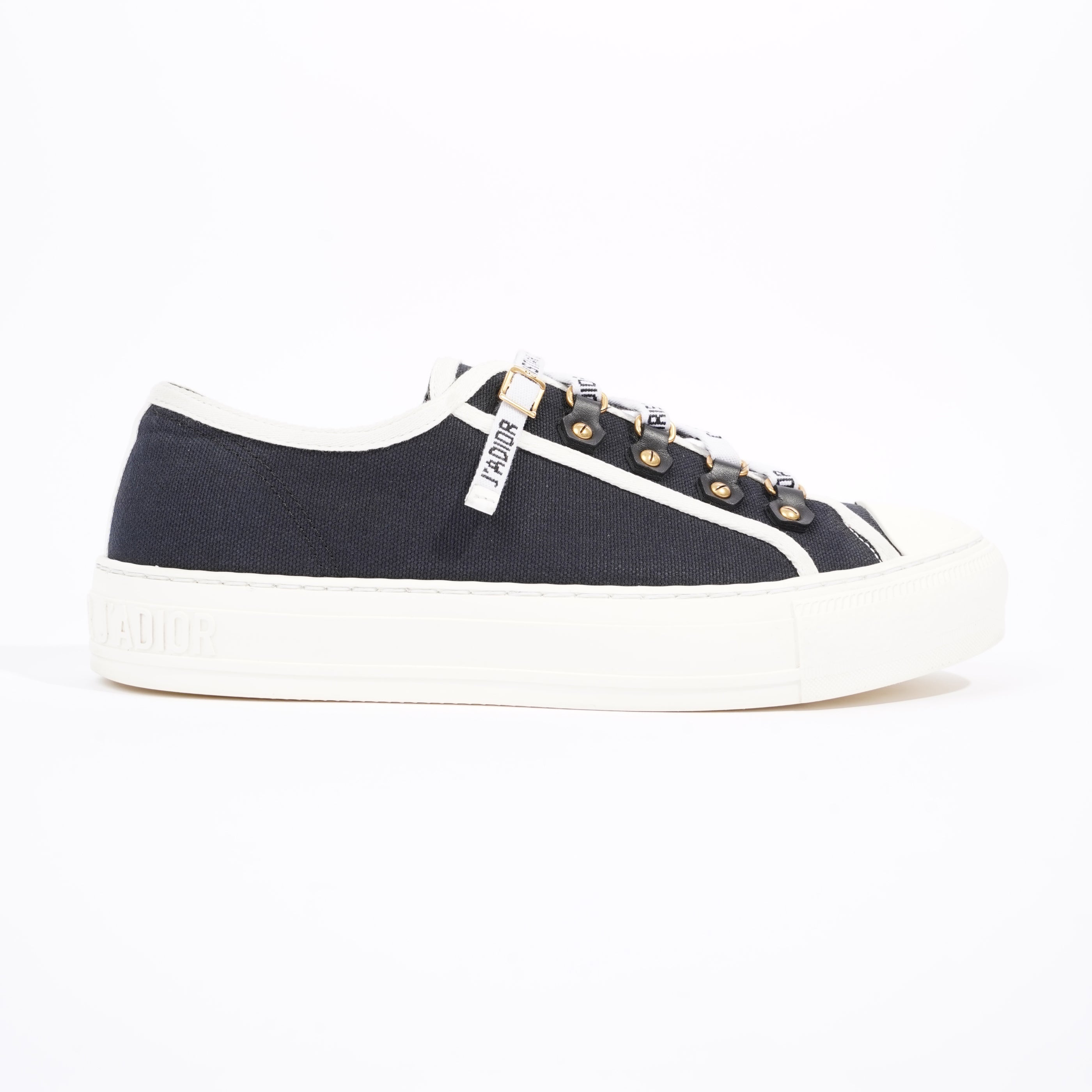 Christian Dior Womens Walk n' Dior Black / White EU 39 / UK 6