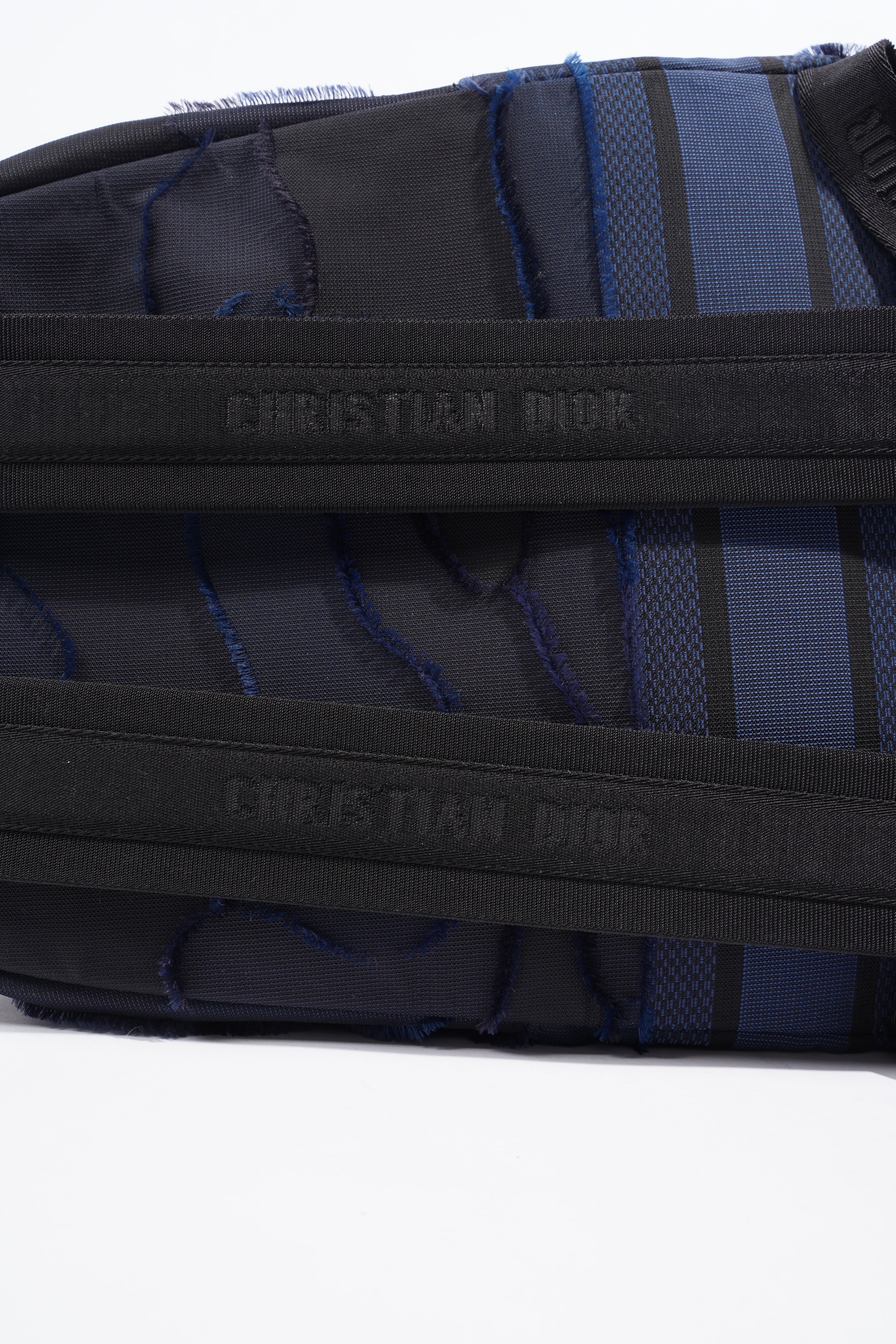 Christian Dior Dior Travel Backpack Black / Navy Cotton