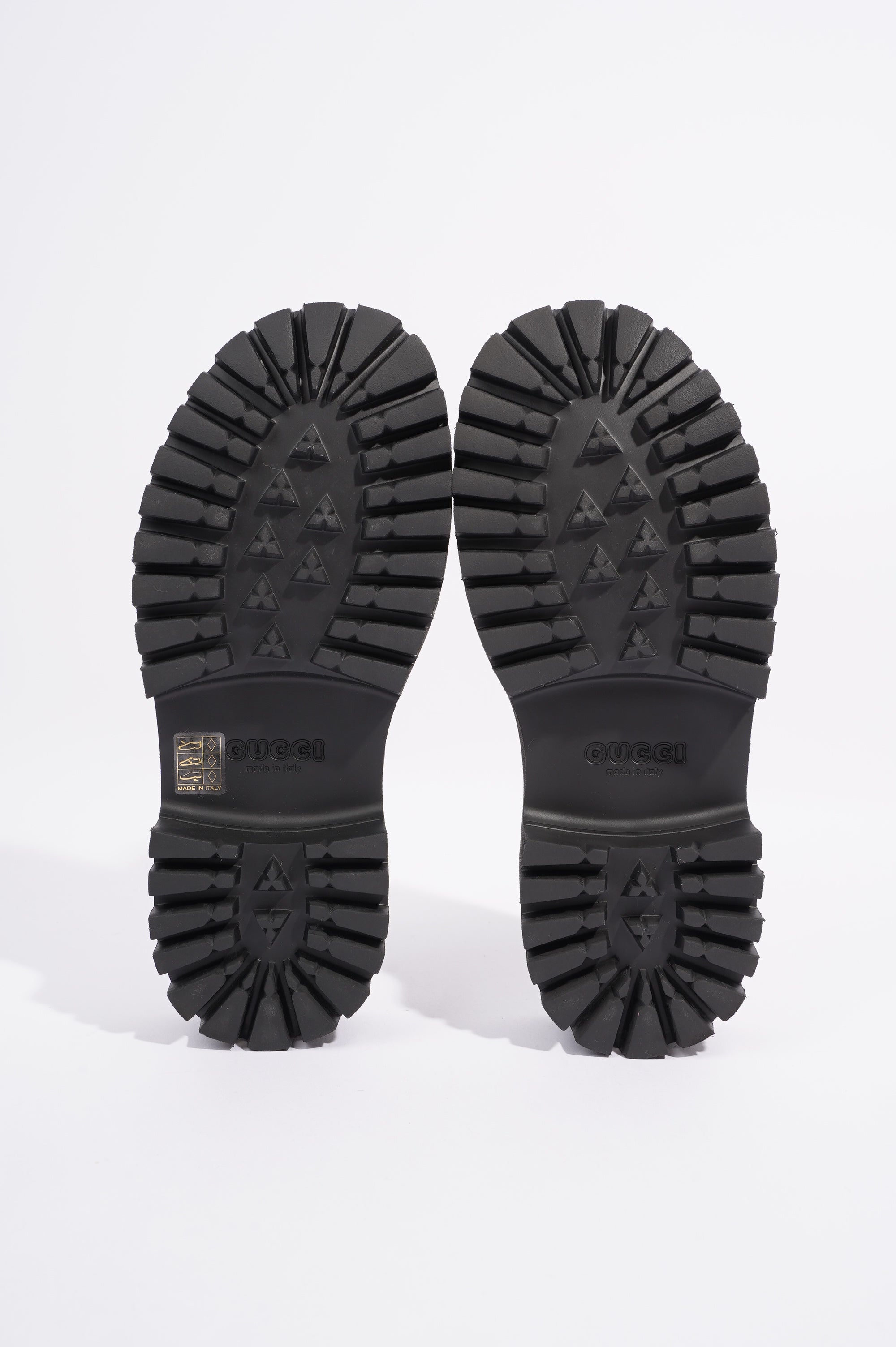 Gucci Womens Platform Perforated G Sandal Black EU 40 / UK 7