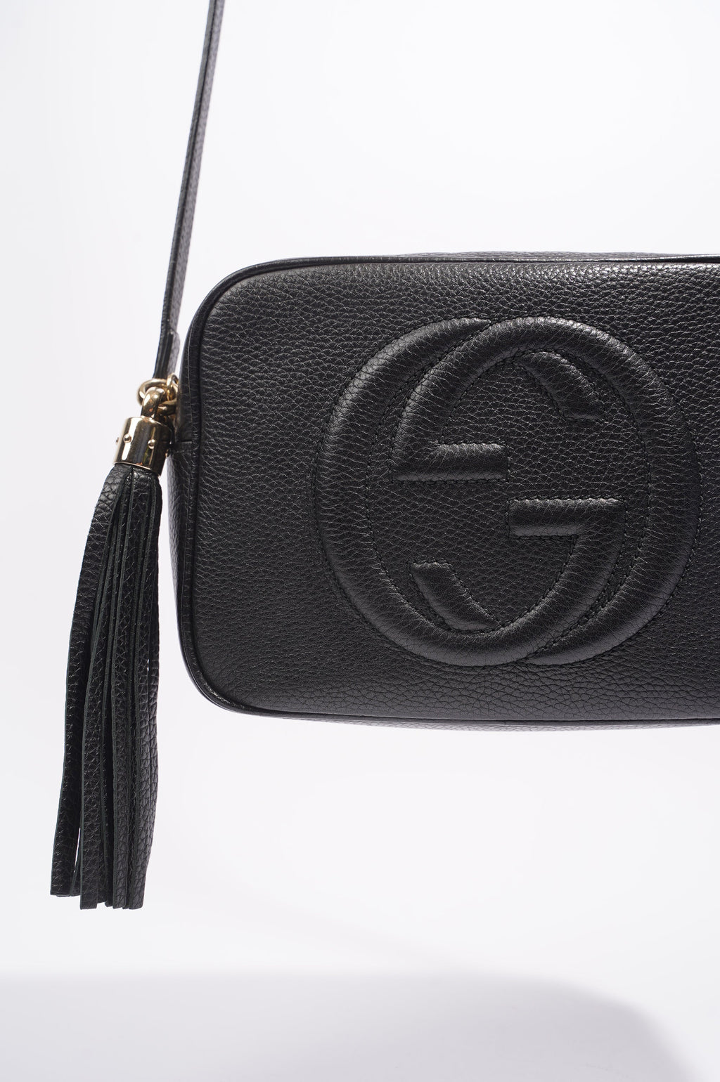Gucci Womens Soho Bag Black Leather Small