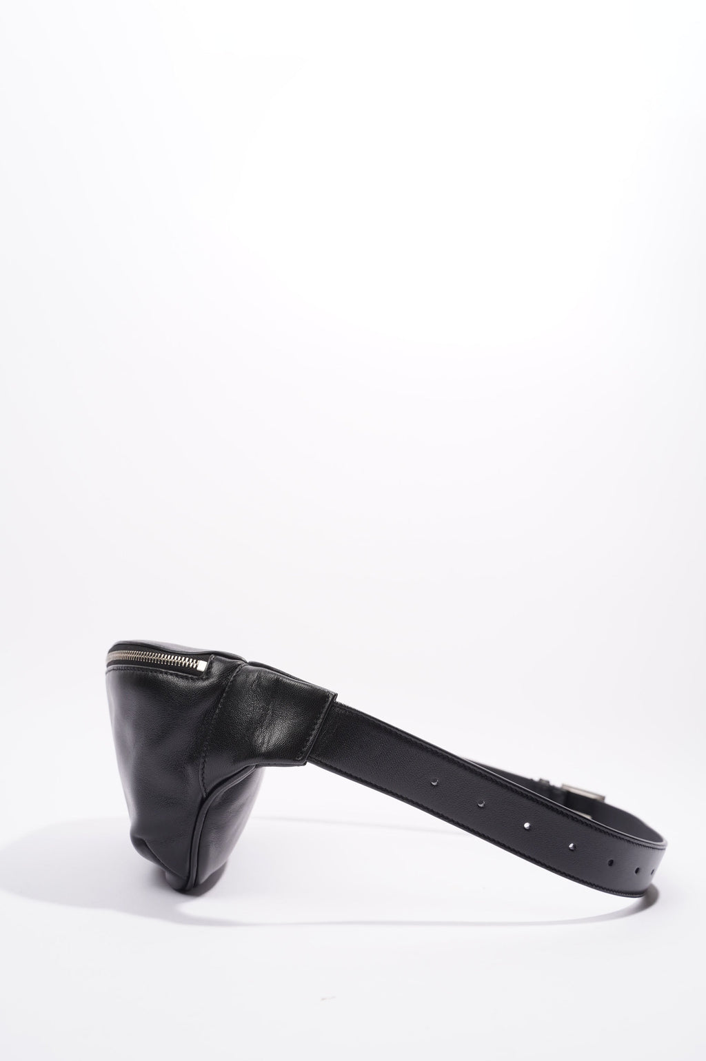 Saint Laurent Womens Belt Bag Black Leather