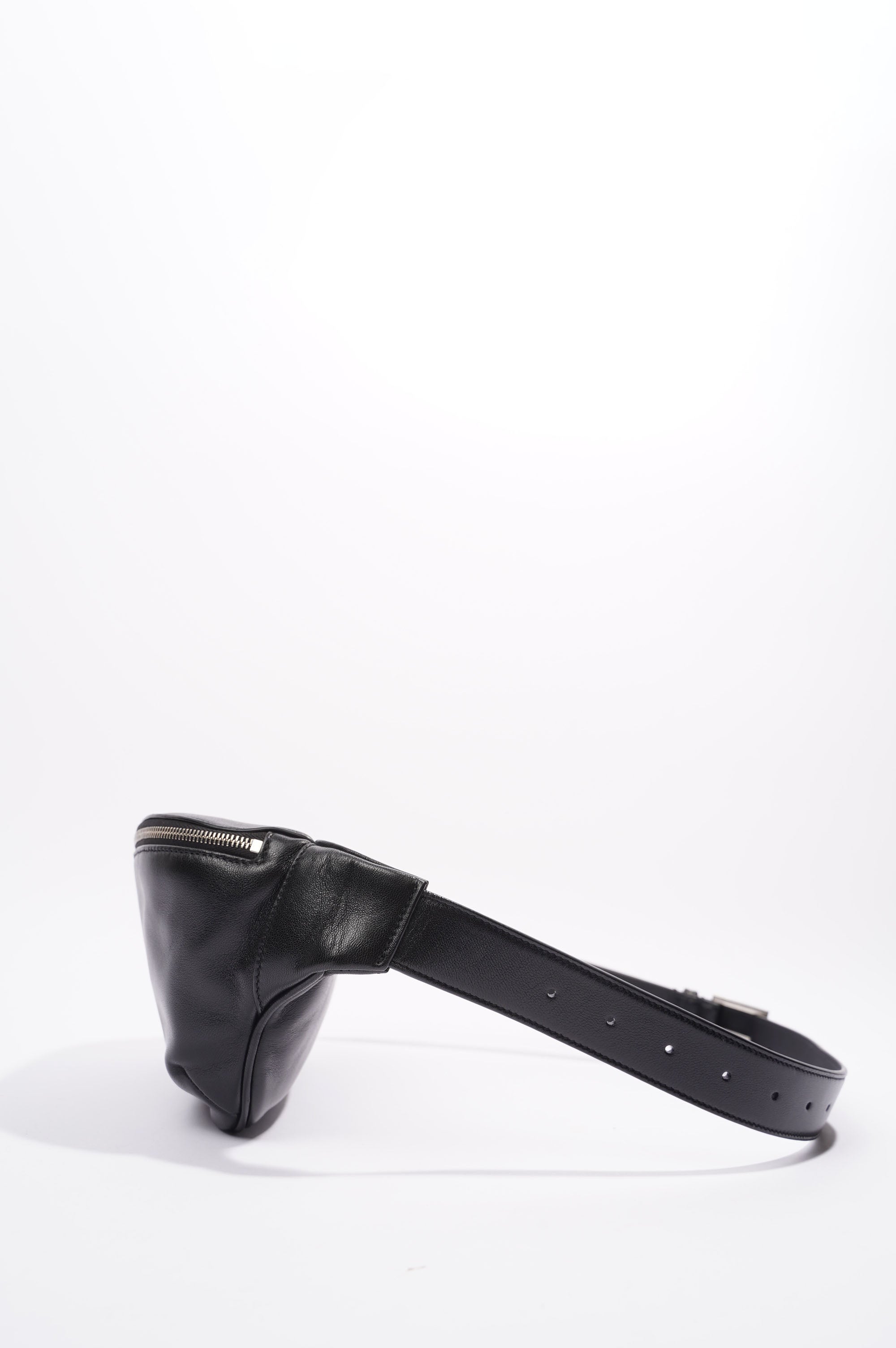 Saint Laurent Womens Belt Bag Black Leather