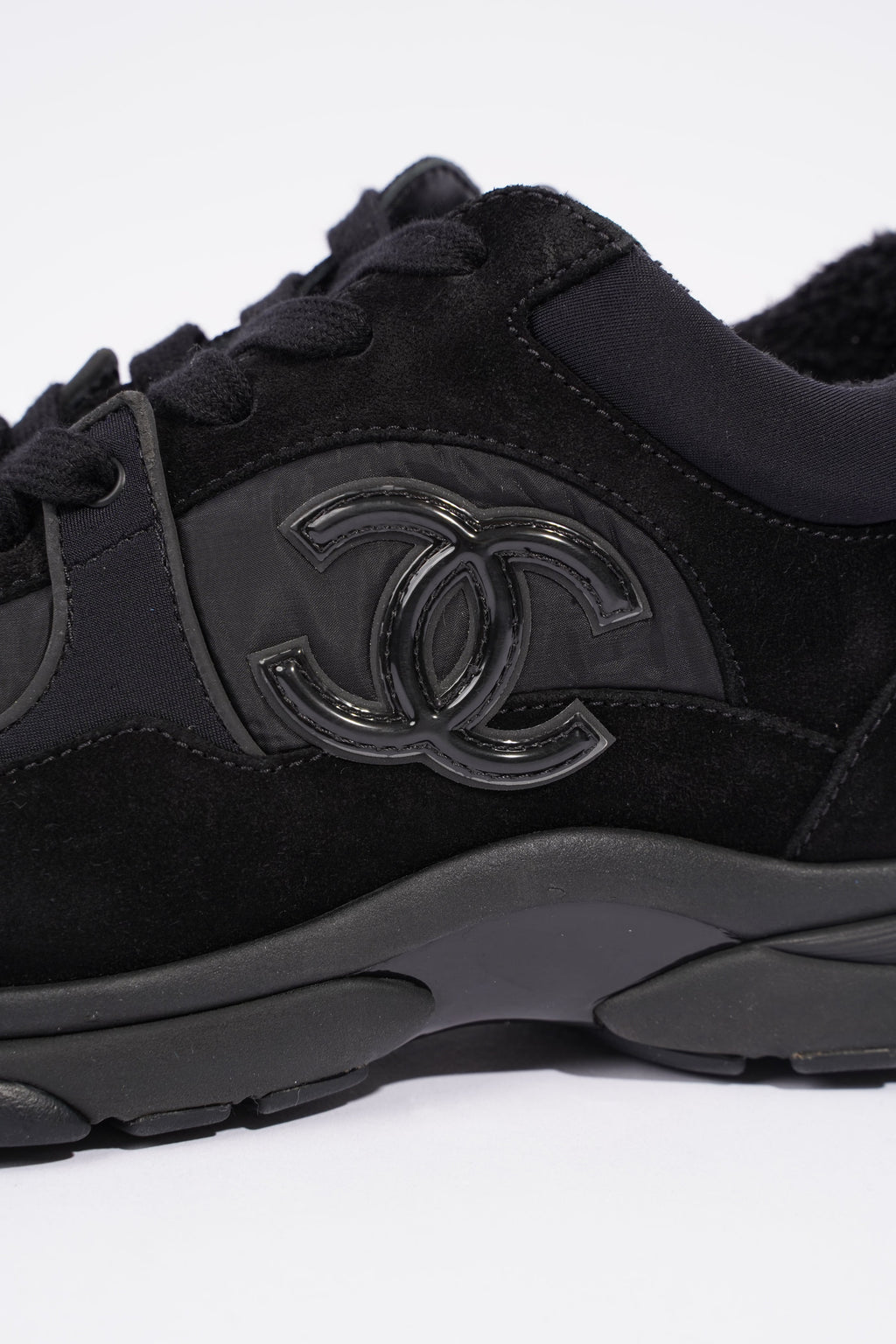 Chanel Womens CC Logo Black EU 38.5 / UK 5.5