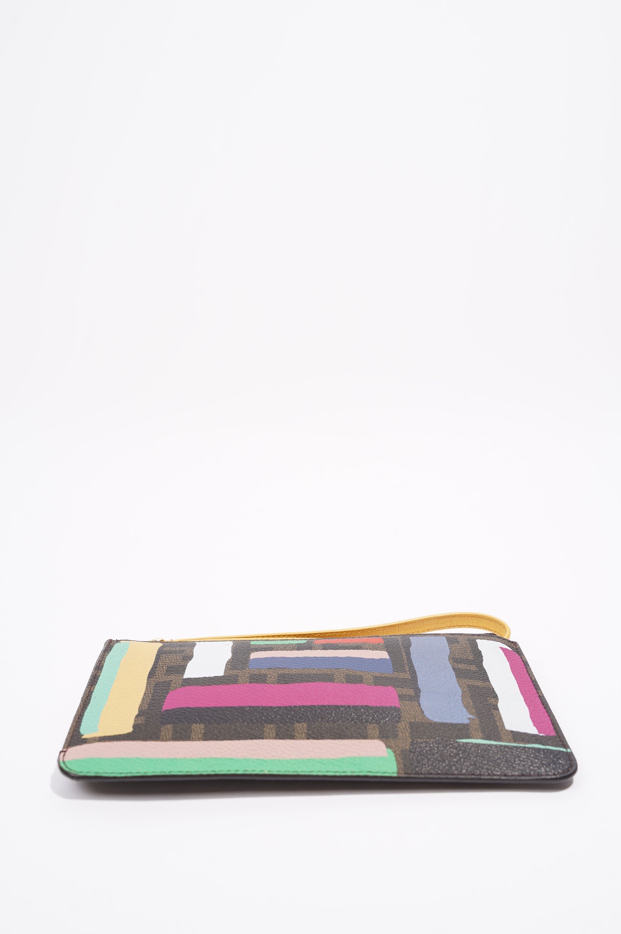 Fendi Strap Wrist Pouch Monogram Canvas
