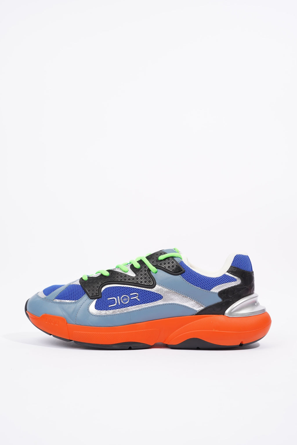 Christian Dior Mens B24 Sorayama Low Top Blue / Orange / Green EU 44 / UK 10