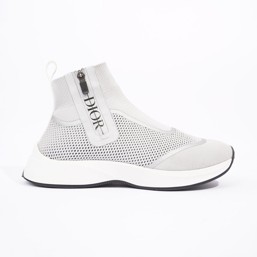 Christian Dior Mens Cloth High Trainers Grey EU 41 / UK 7
