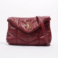 Saint Laurent Womens Lou Lou Puffer Red / Gold Toy