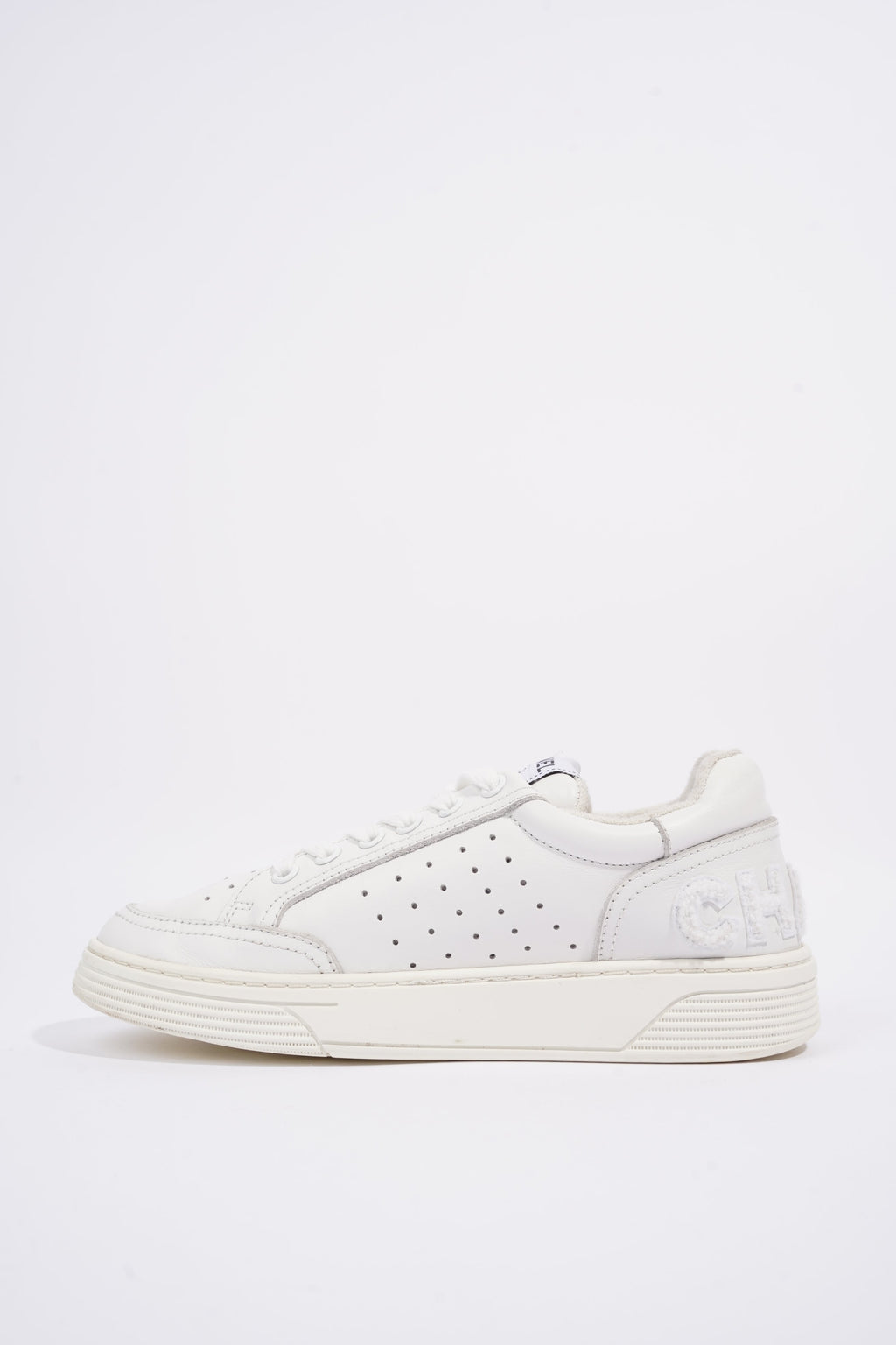 Chanel Womens Logo Runners White EU 38 / UK 5