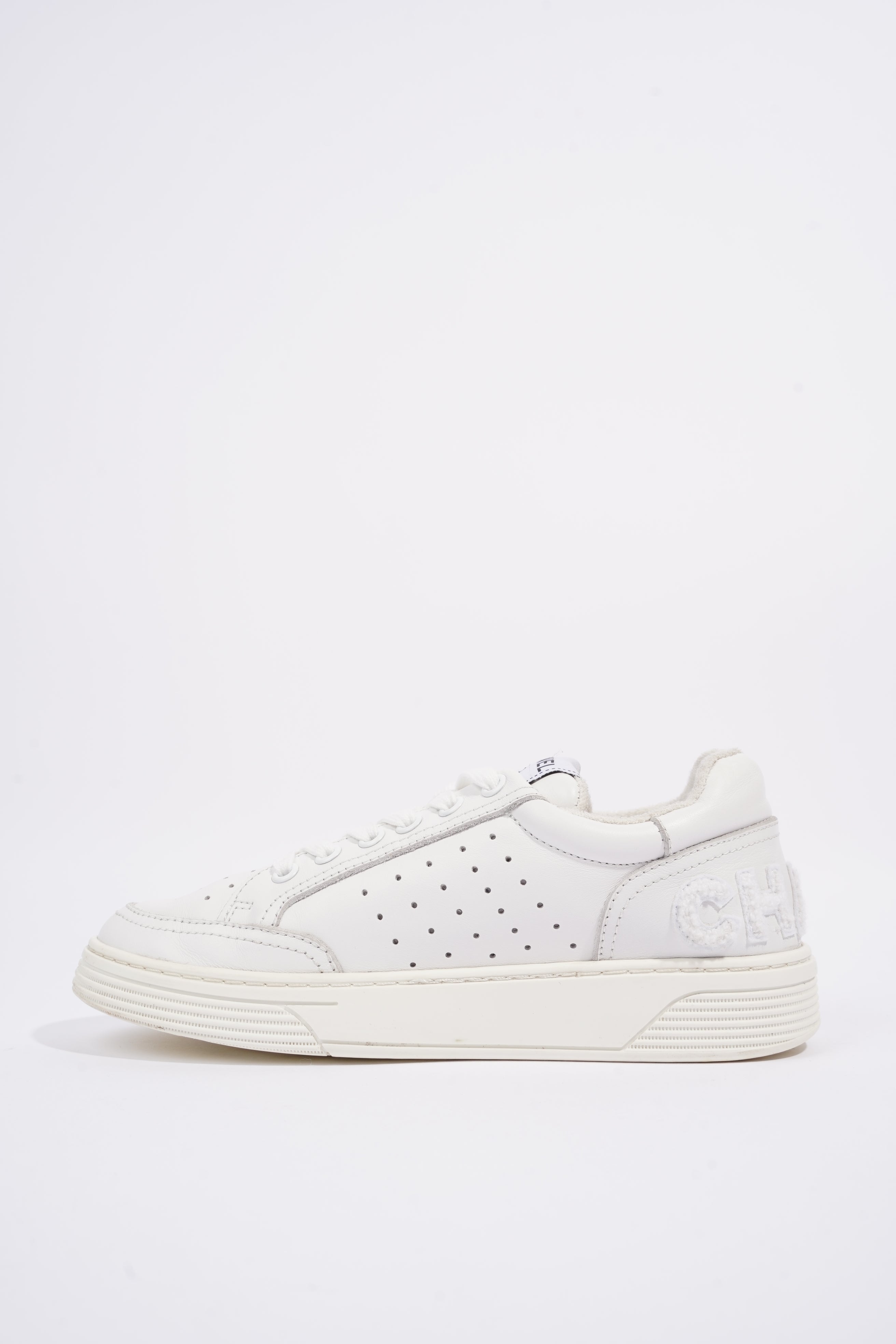 Chanel Womens Logo Runners White EU 38 / UK 5