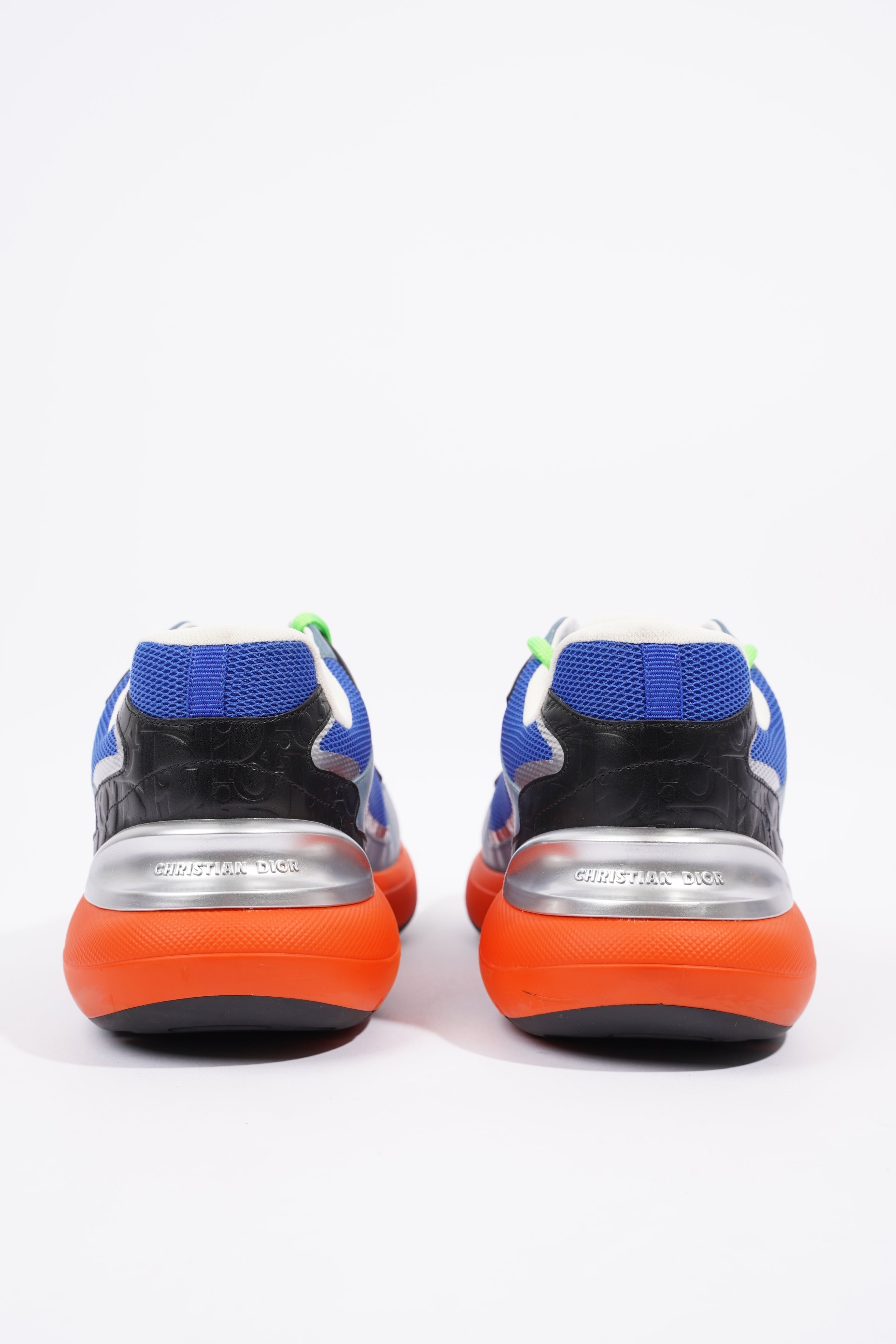 Christian Dior Mens B24 Sorayama Low Top Blue / Orange / Green EU 44 / UK 10