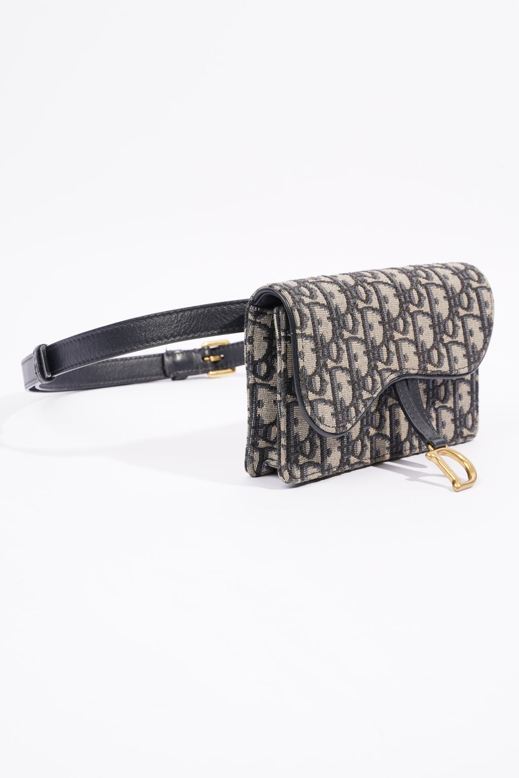Christian Dior Saddle Belt Bag Oblique Canvas
