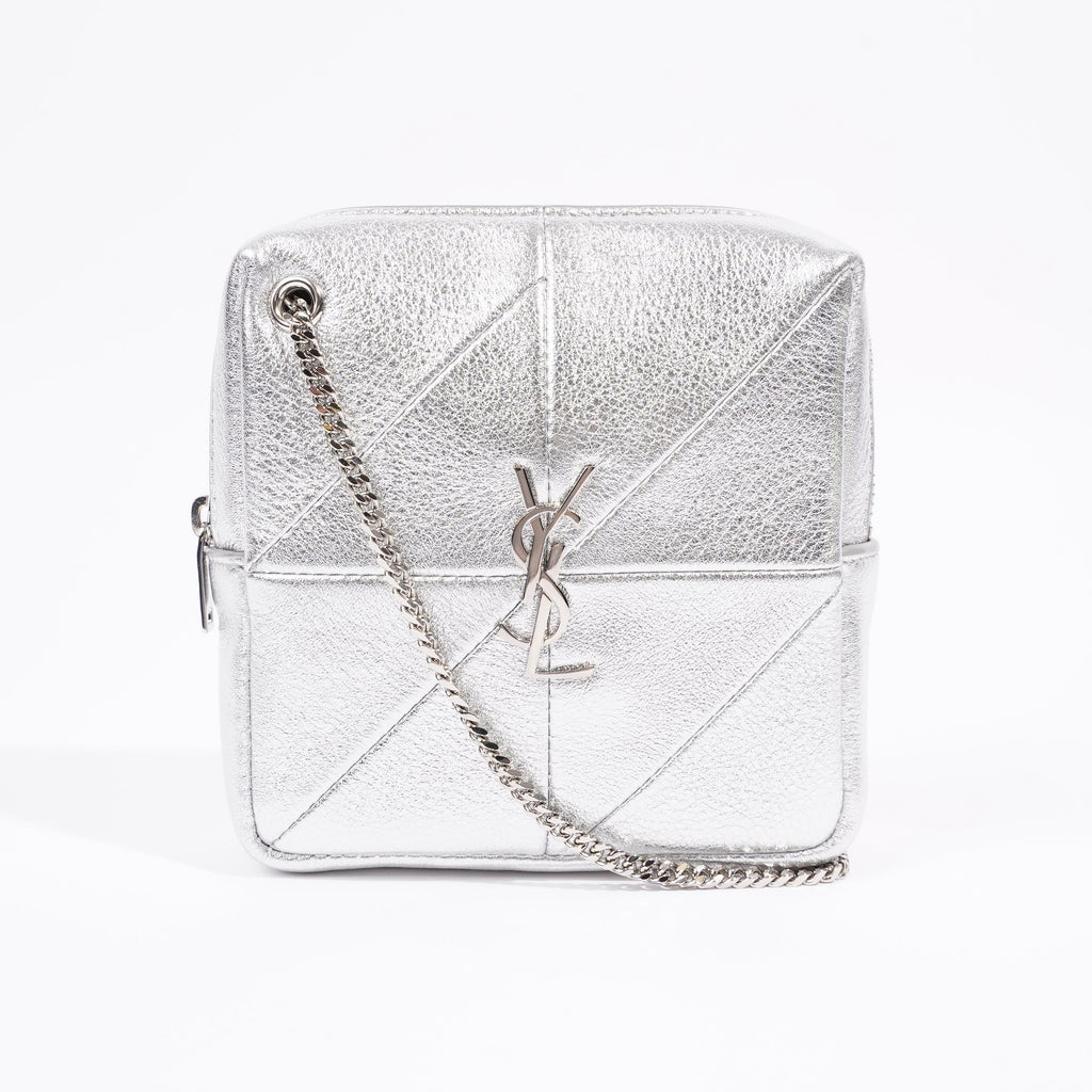 Saint Laurent Jamie Cube Bag Silver OS
