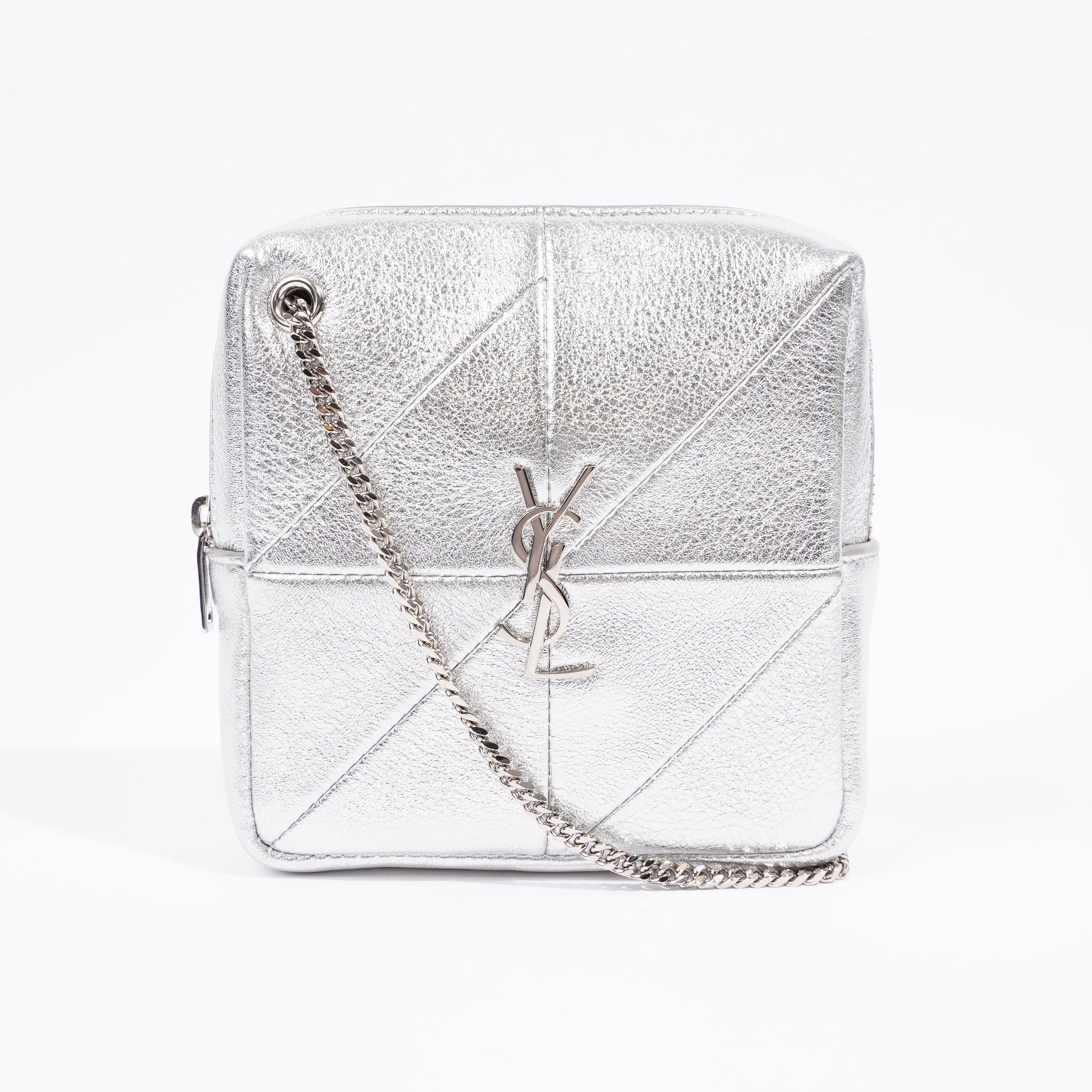 Saint Laurent Jamie Cube Bag Silver OS