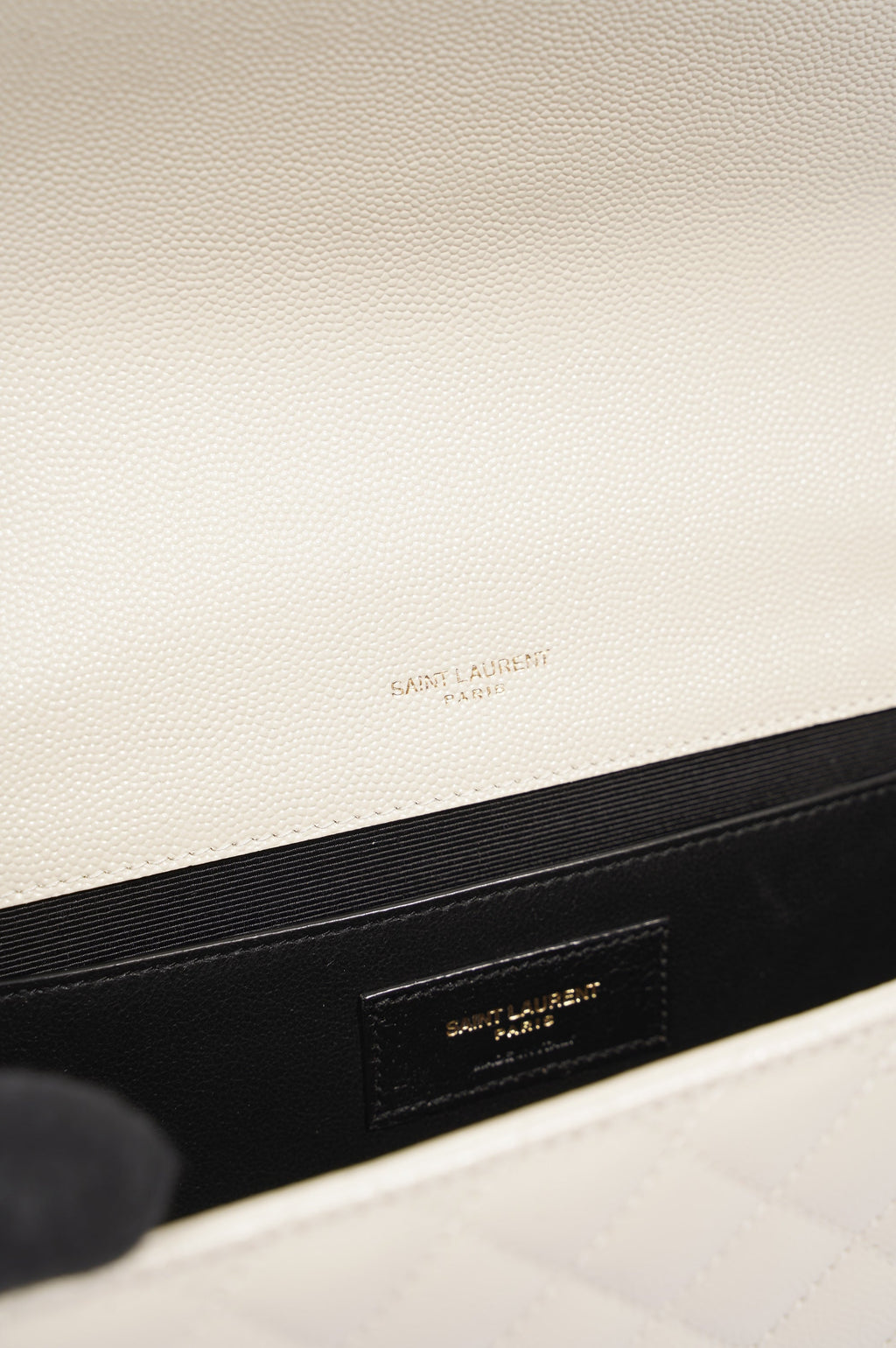Saint Laurent Womens Envelope Medium Bag Cream