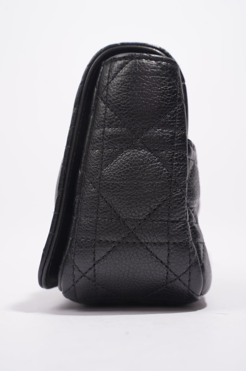 Christian Dior Womens Dior Caro Bag Black Leather Small