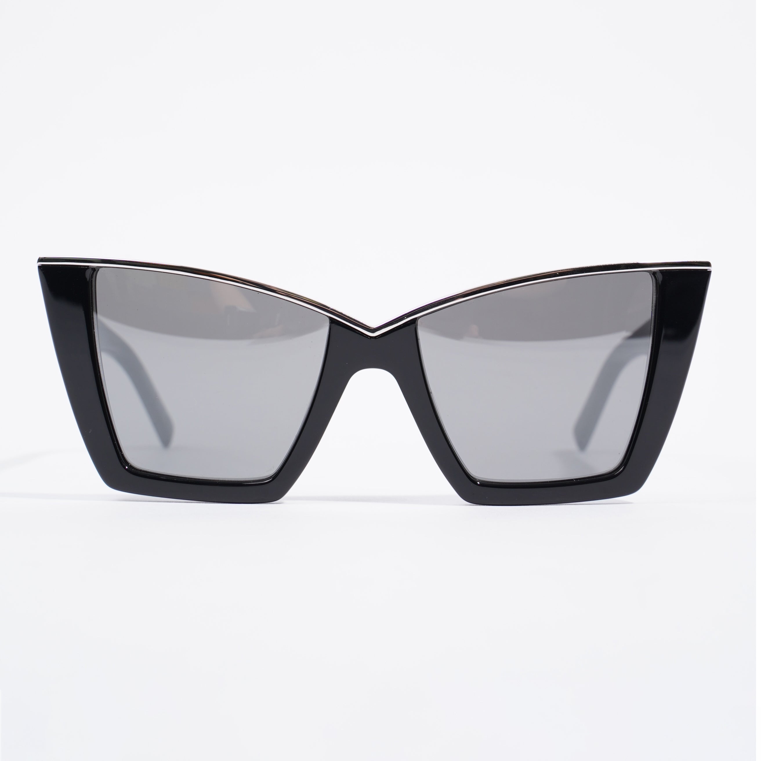 Saint Laurent Womens SL570 Sunglasses Black Acetate 145