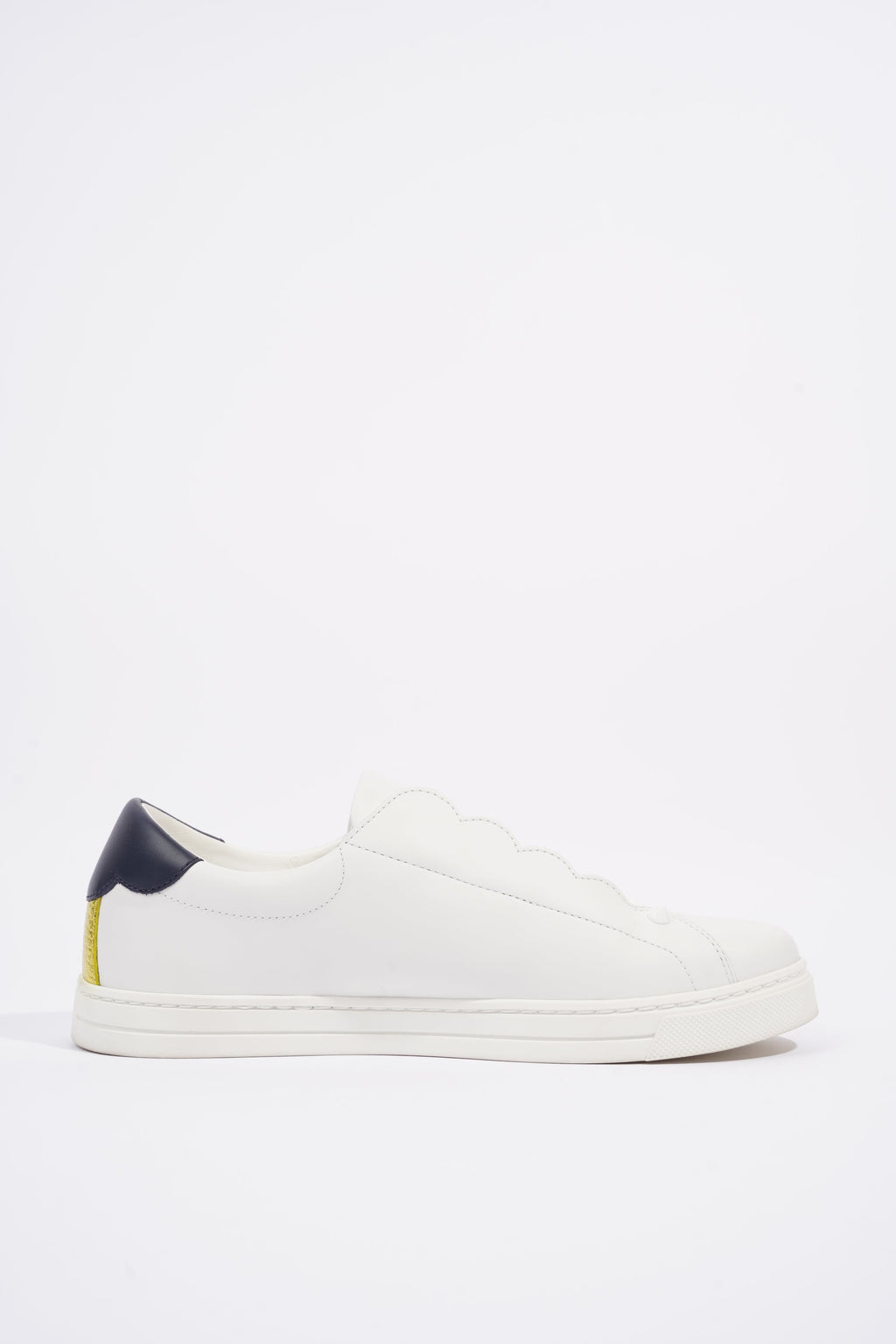 Fendi Womens Leather Sneakers White EU 39 / UK 6