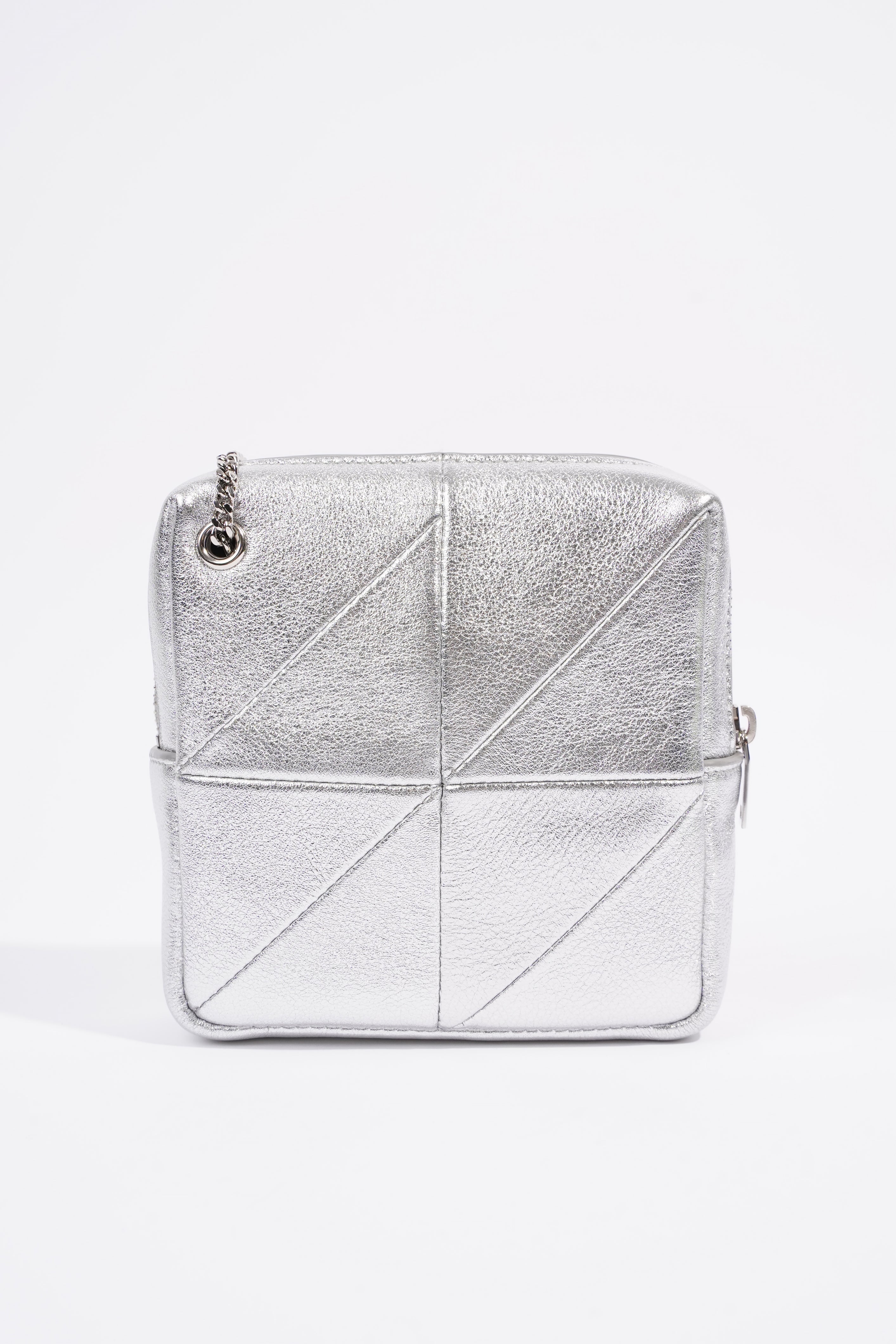 Saint Laurent Jamie Cube Bag Silver OS