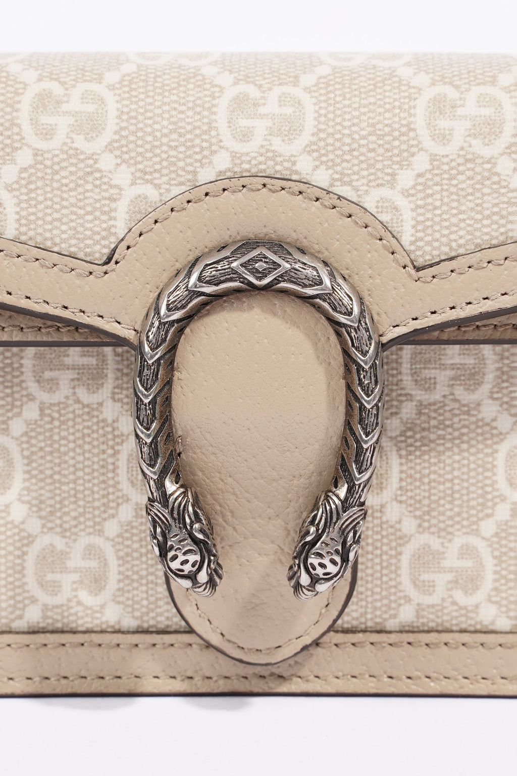 Gucci Dionysus GG Bag Monogram / Grey Canvas / Leather Super Mini