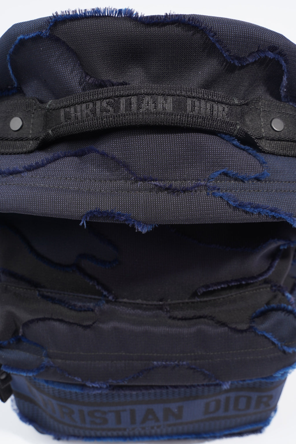 Christian Dior Dior Travel Backpack Black / Navy Cotton
