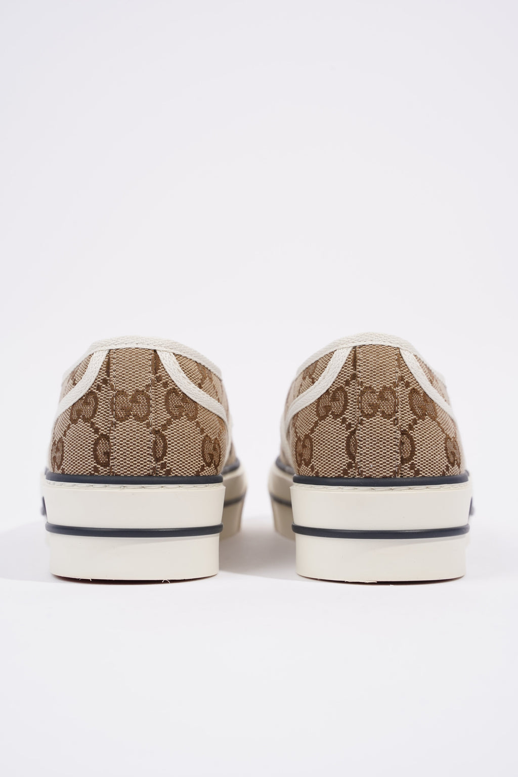 Gucci Tennis 1977 GG Brown GG Logo Canvas EU 38 UK 5