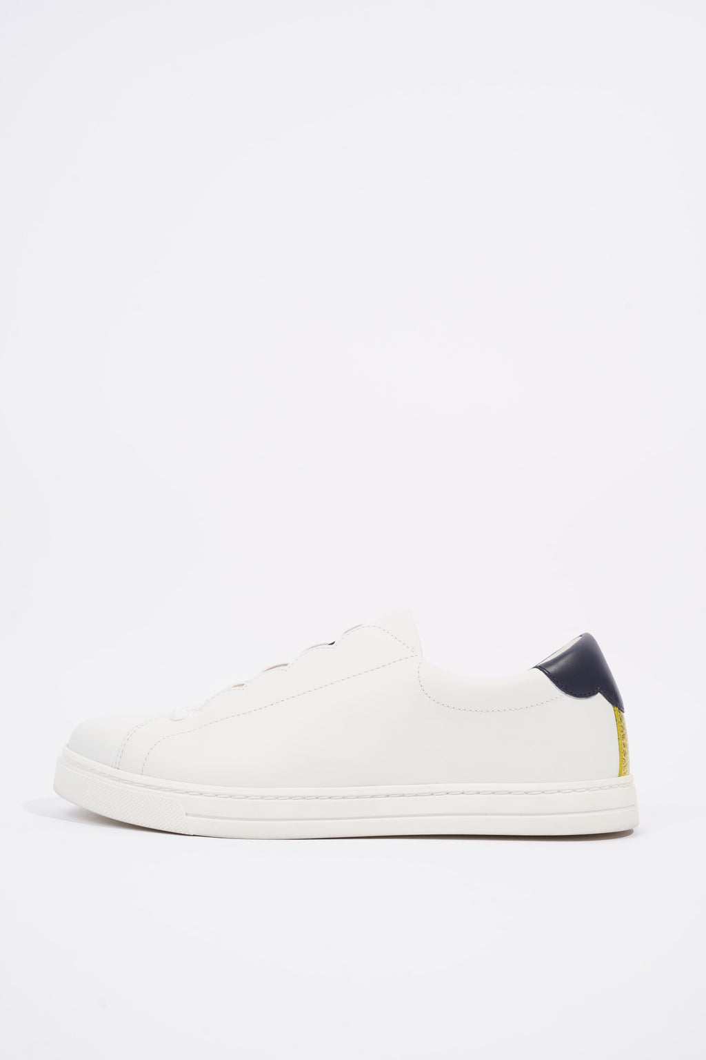 Fendi Womens Leather Sneakers White EU 39 / UK 6