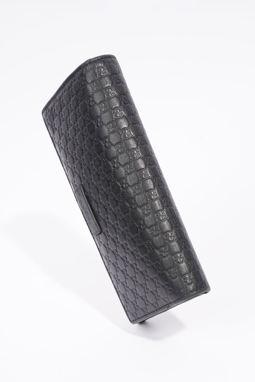Gucci Bi-Fold Wallet Guccissima Black Leather