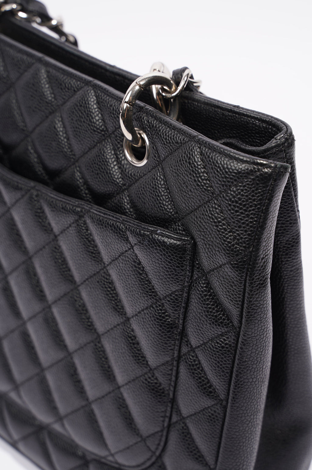 Chanel Womens Grand Shopping Tote Black