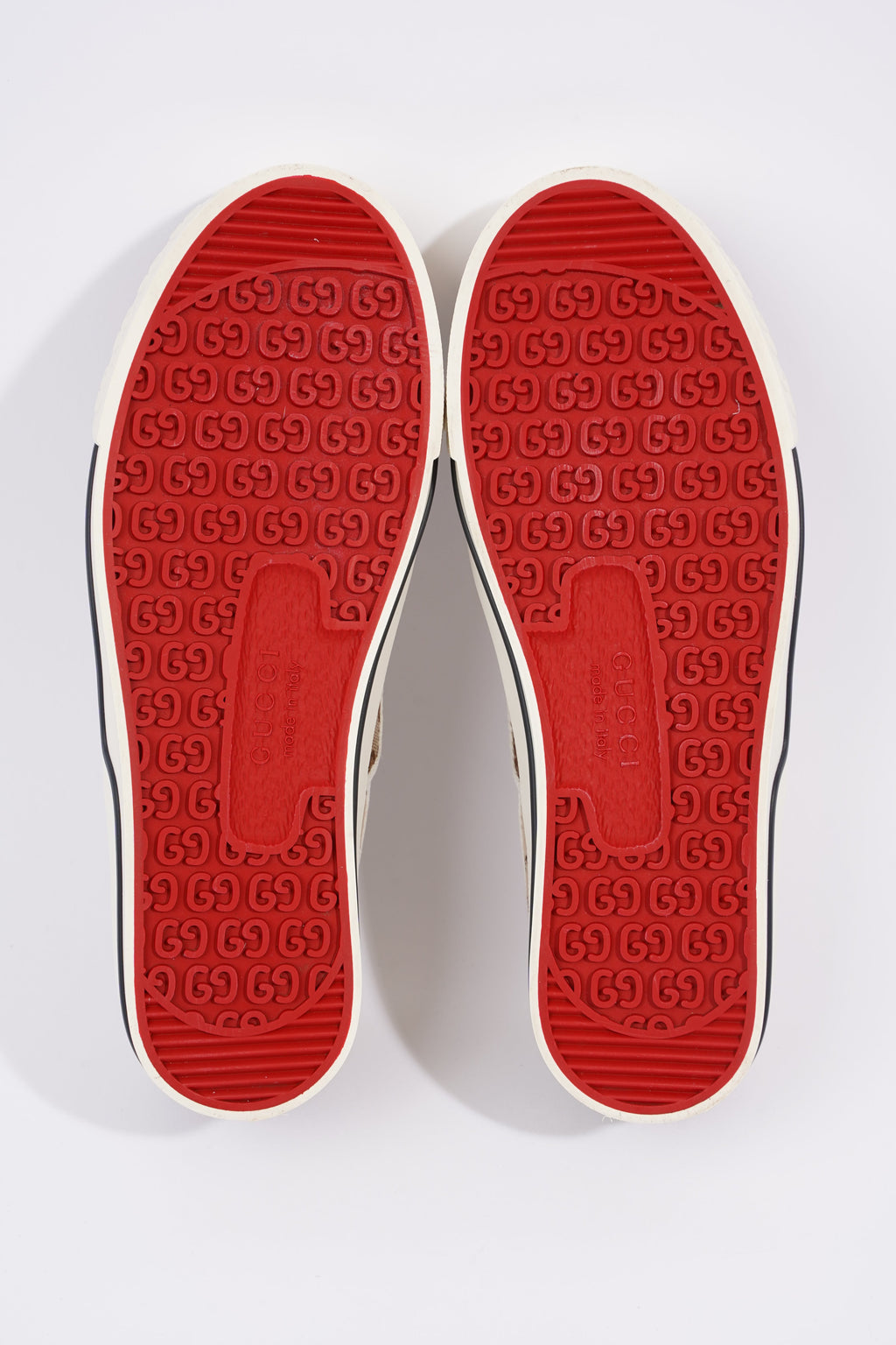 Gucci Tennis 1977 GG Brown GG Logo Canvas EU 38 UK 5