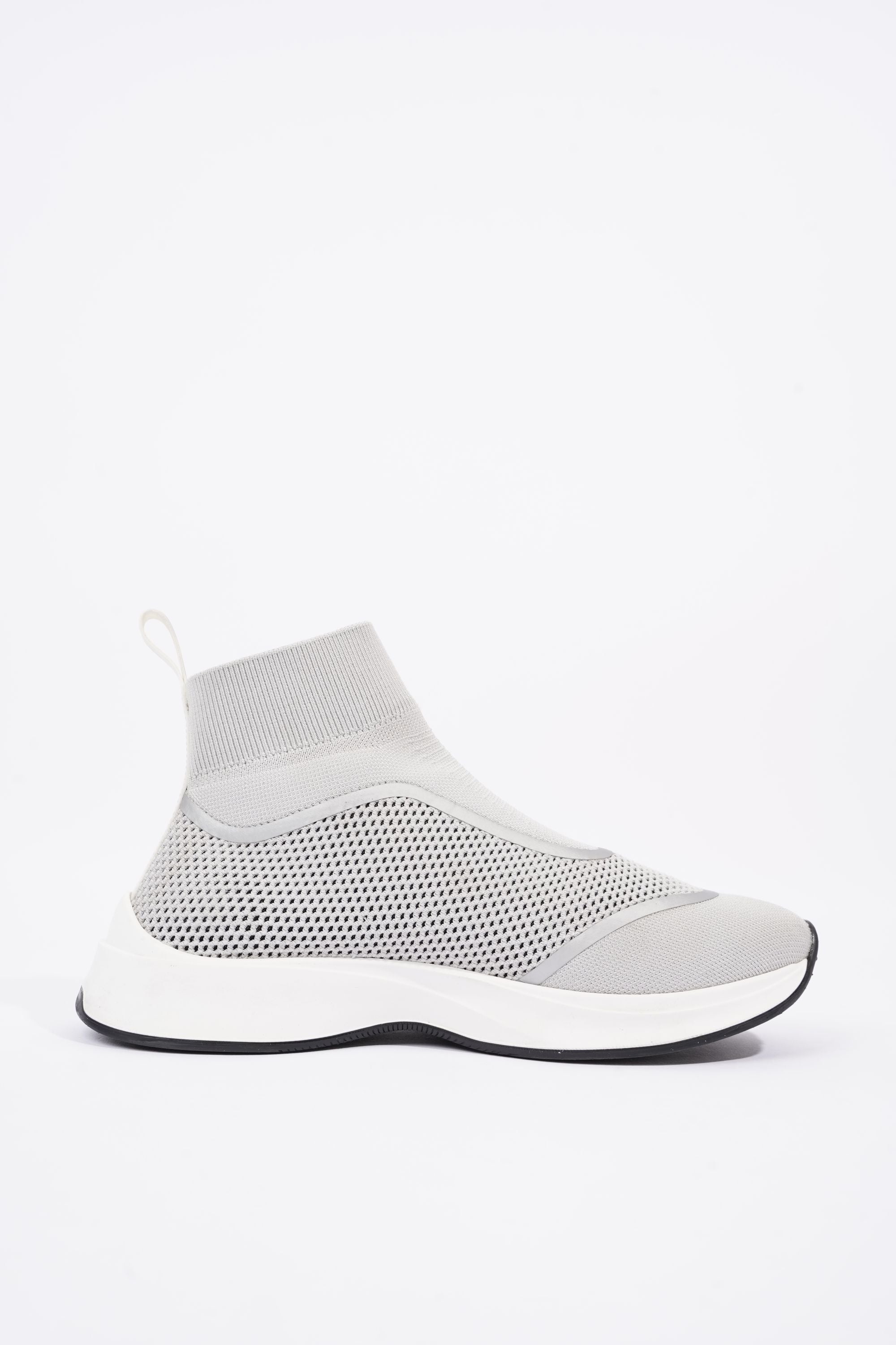 Christian Dior Mens Cloth High Trainers Grey EU 41 / UK 7