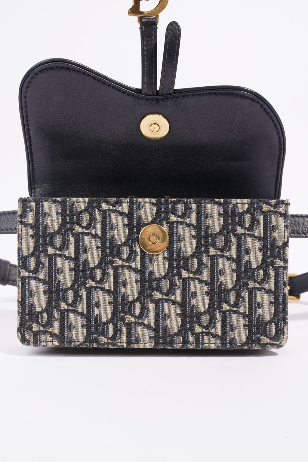 Christian Dior Saddle Belt Bag Oblique Canvas