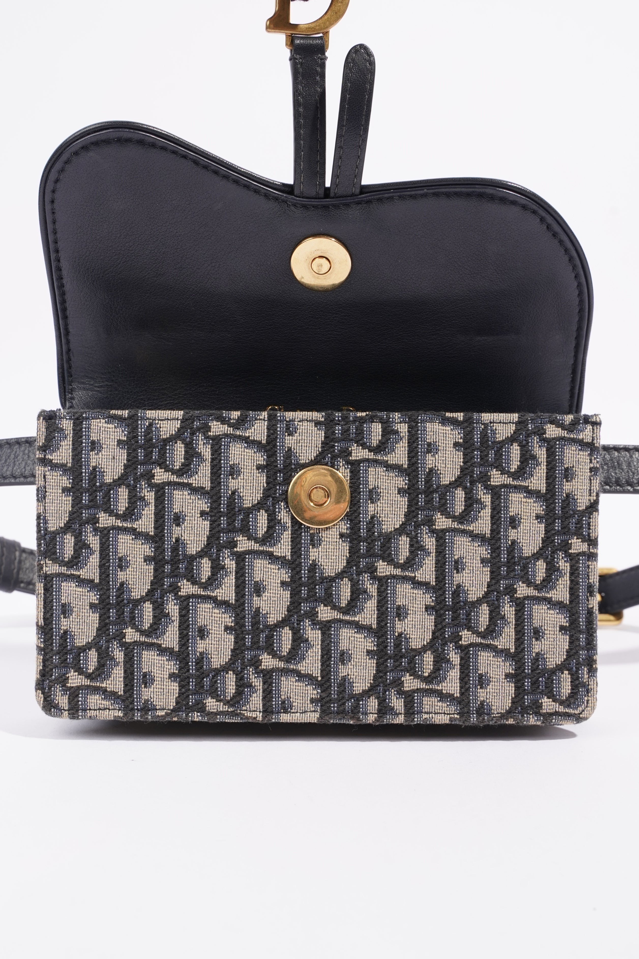Christian Dior Saddle Belt Bag Oblique Canvas