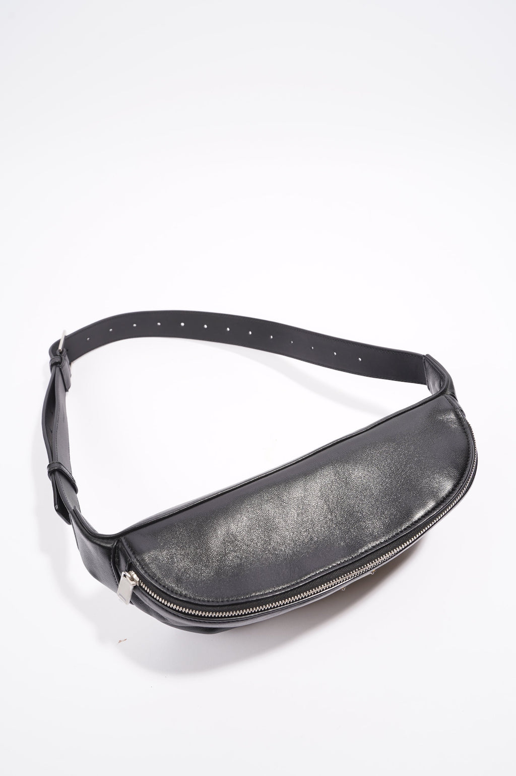 Saint Laurent Womens Belt Bag Black Leather