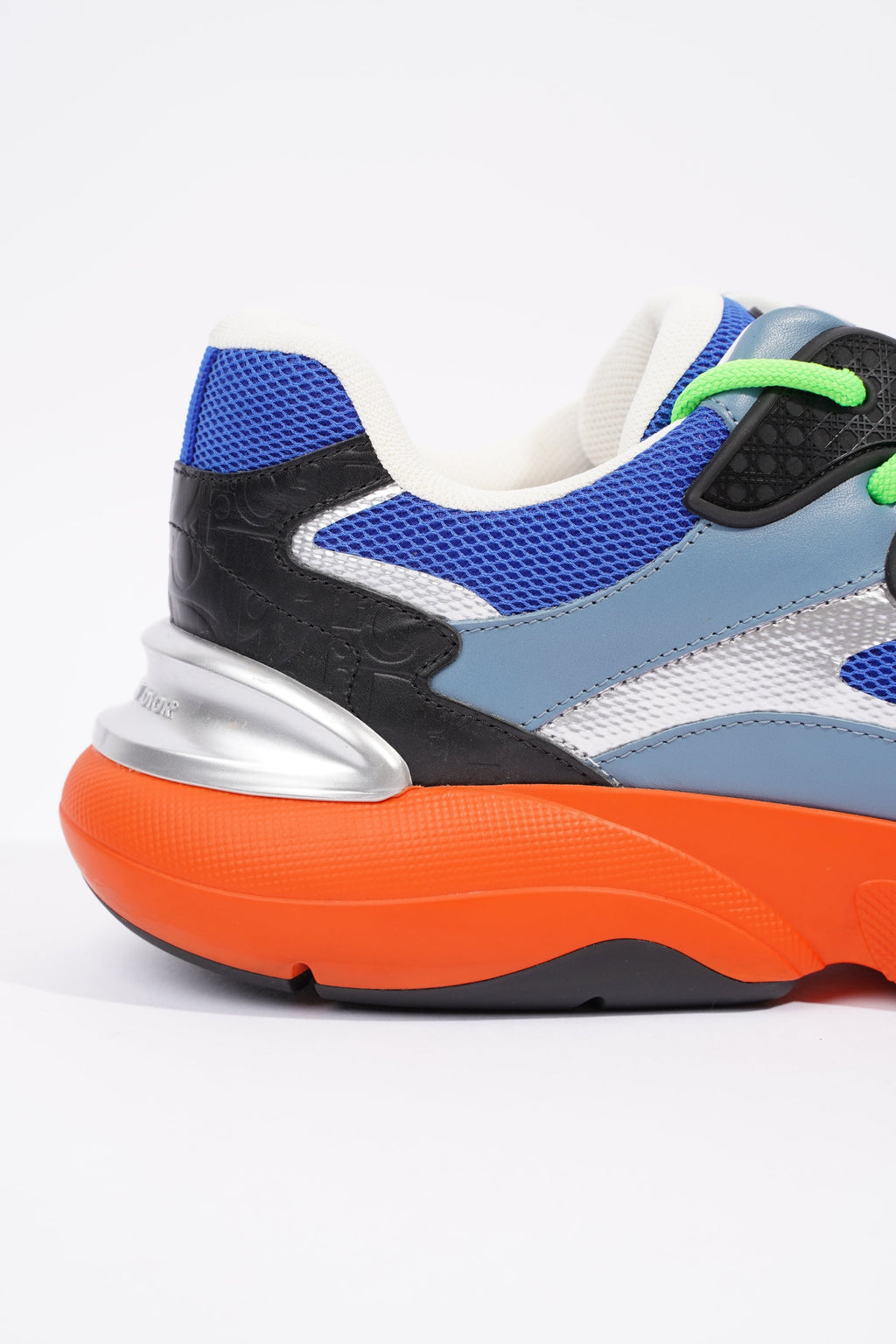 Christian Dior Mens B24 Sorayama Low Top Blue / Orange / Green EU 44 / UK 10