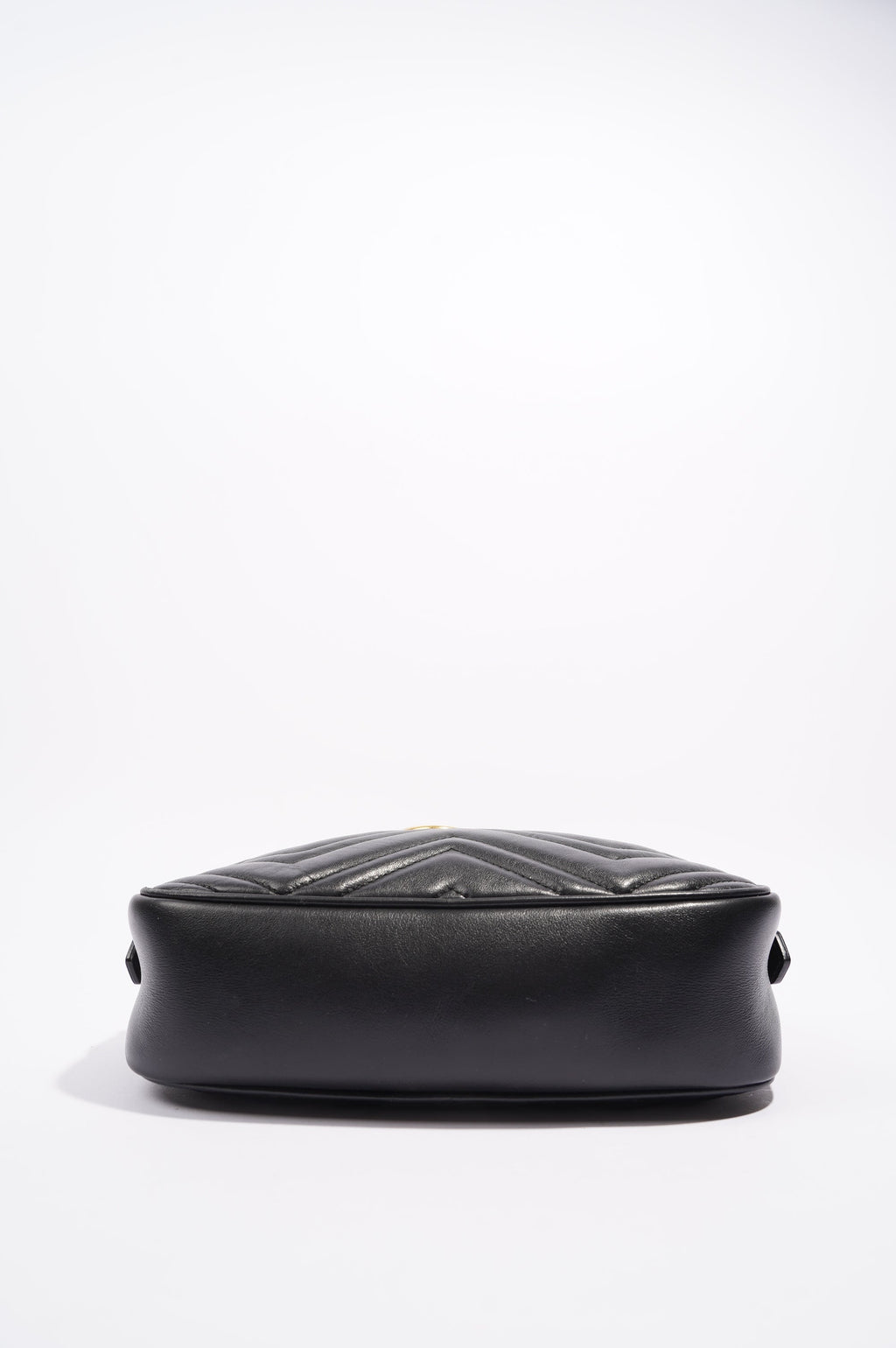 Gucci Womens GG Marmont Bag Black Leather Small