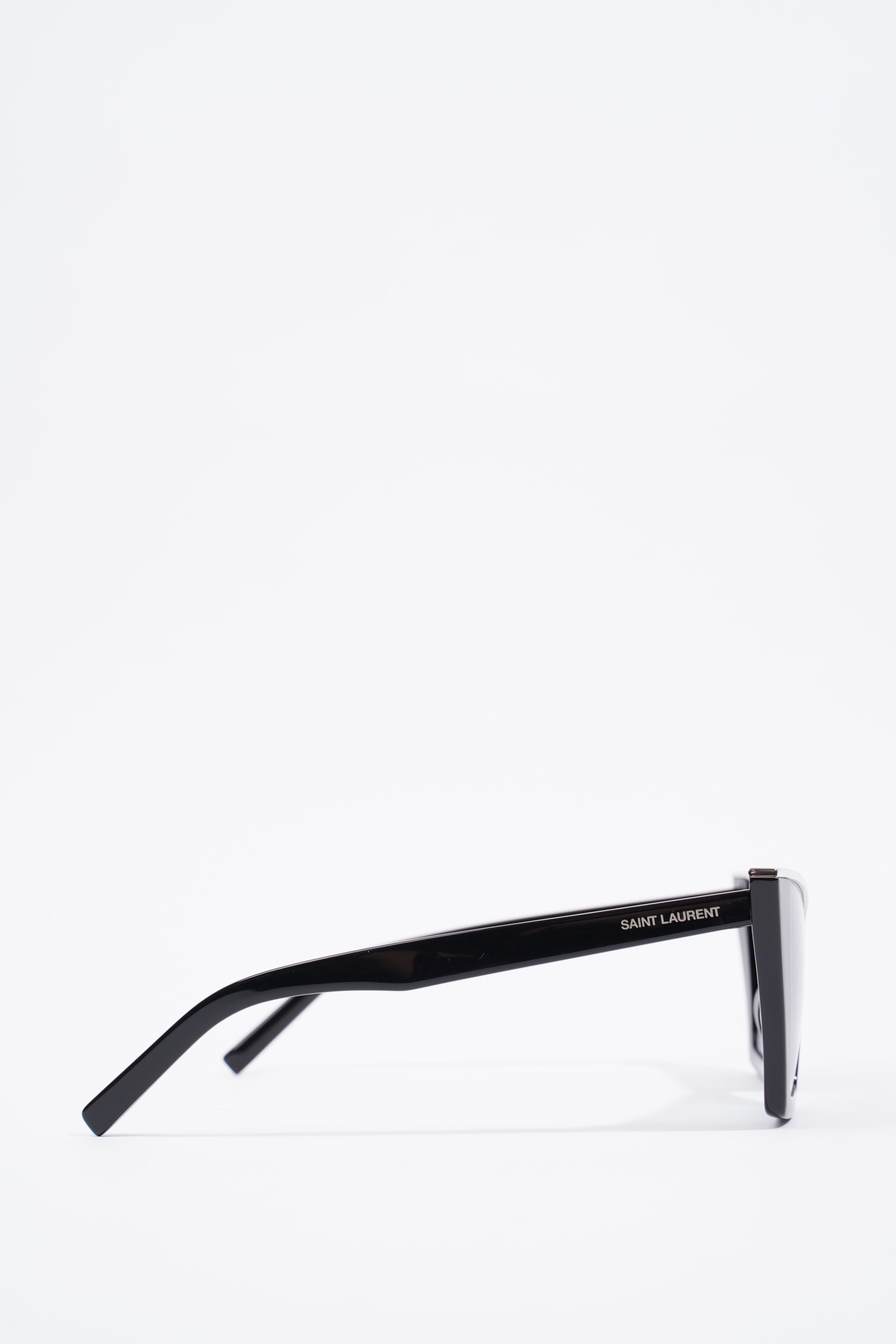 Saint Laurent Womens SL570 Sunglasses Black Acetate 145