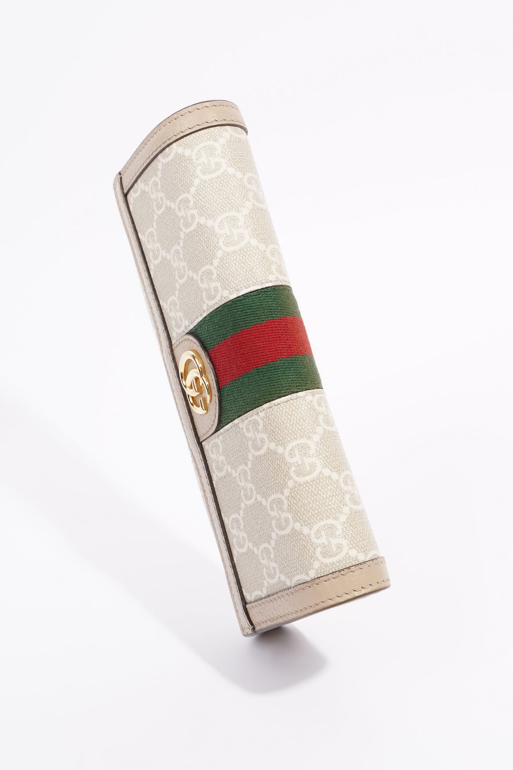 Gucci Ophidia Continental Wallet Oatmeal Leather