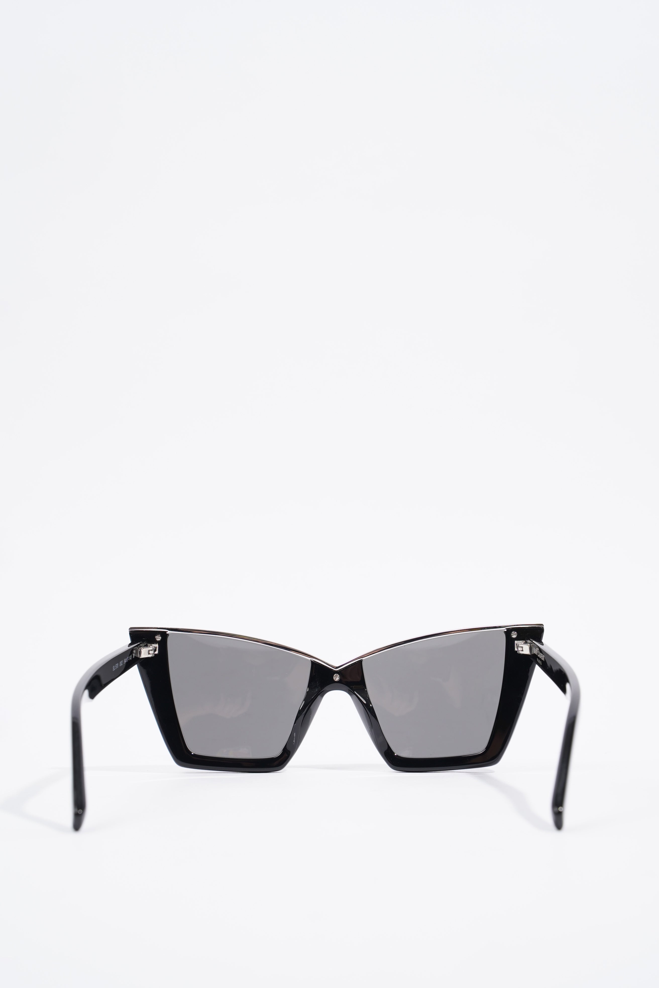 Saint Laurent Womens SL570 Sunglasses Black Acetate 145