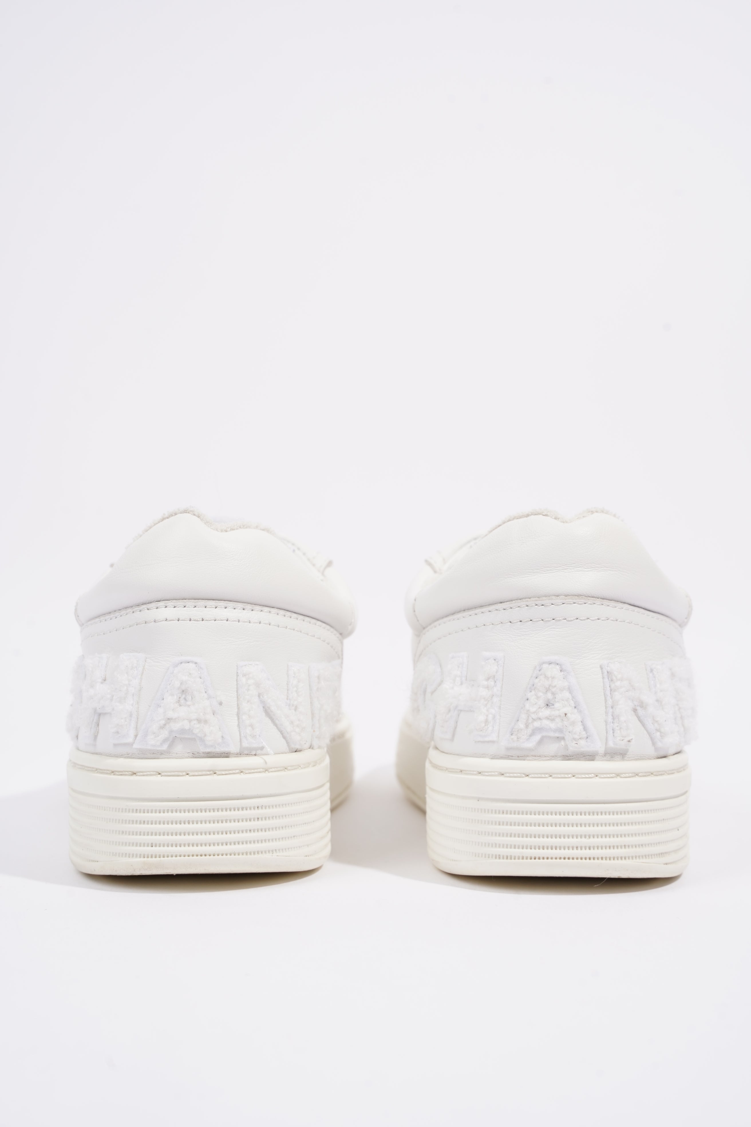 Chanel Womens Logo Runners White EU 38 / UK 5