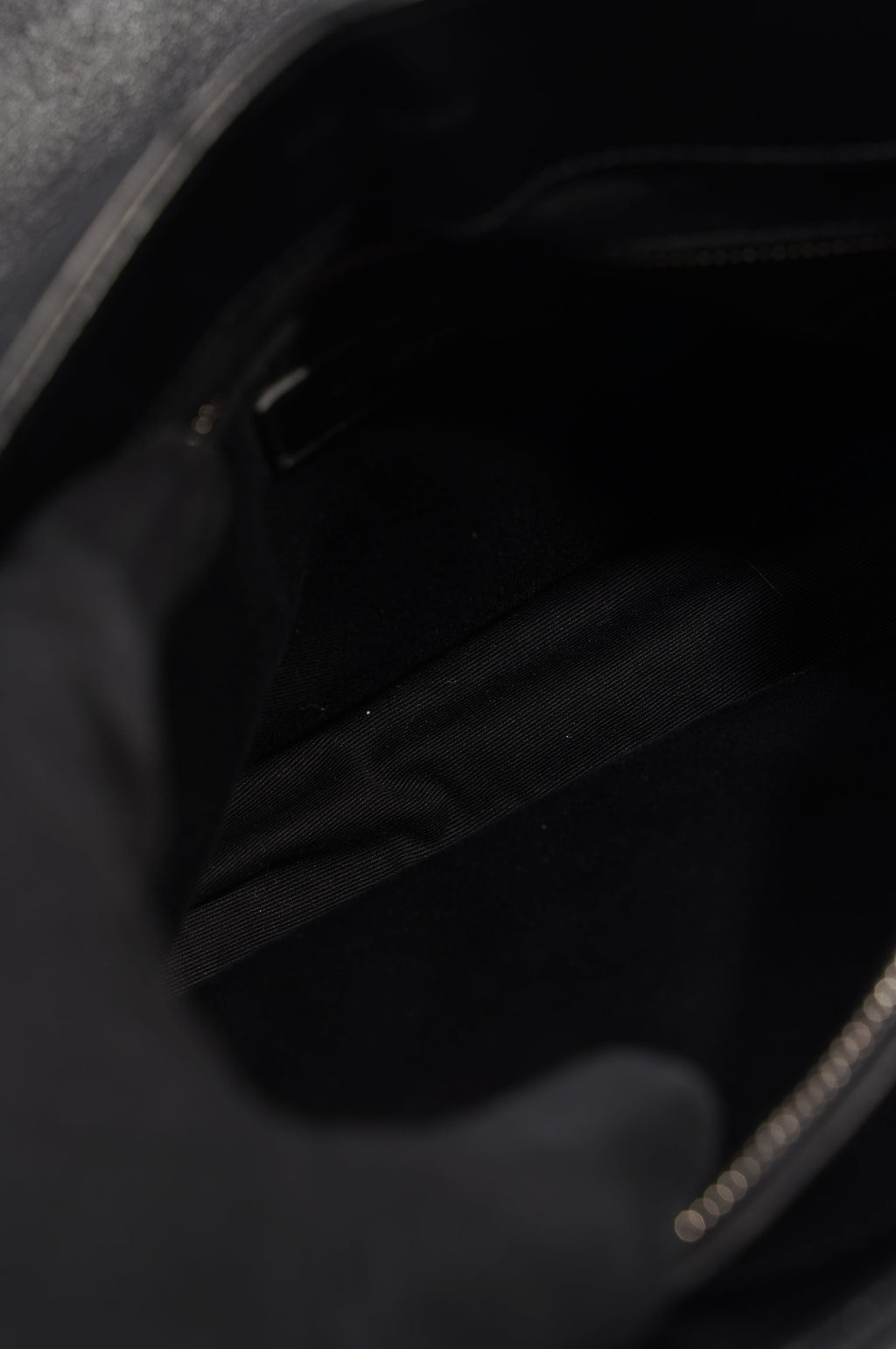 Saint Laurent Womens Lou Lou Bag Black Leather Medium