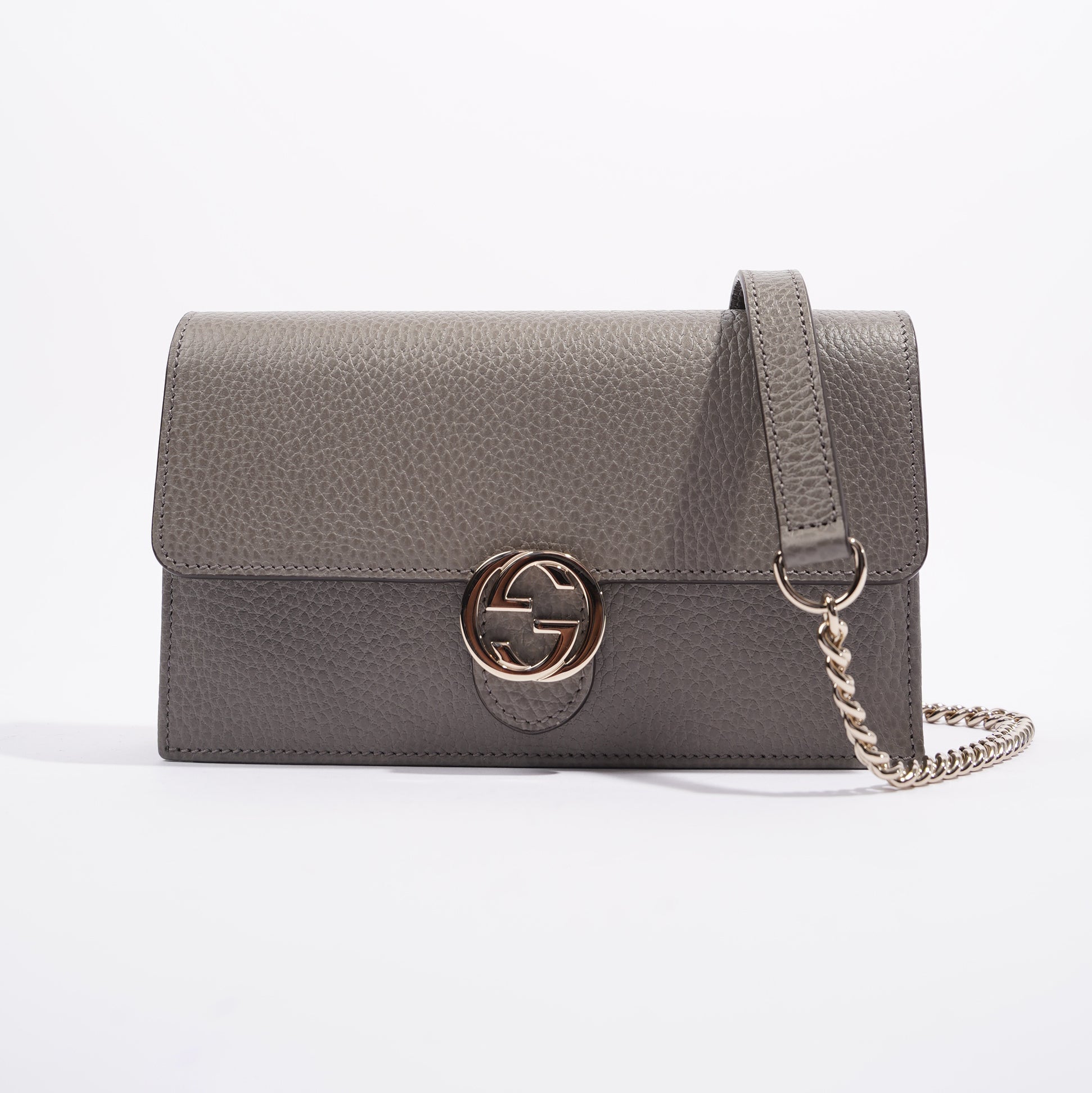 Gucci Womens Interlocking WOC Grey OS