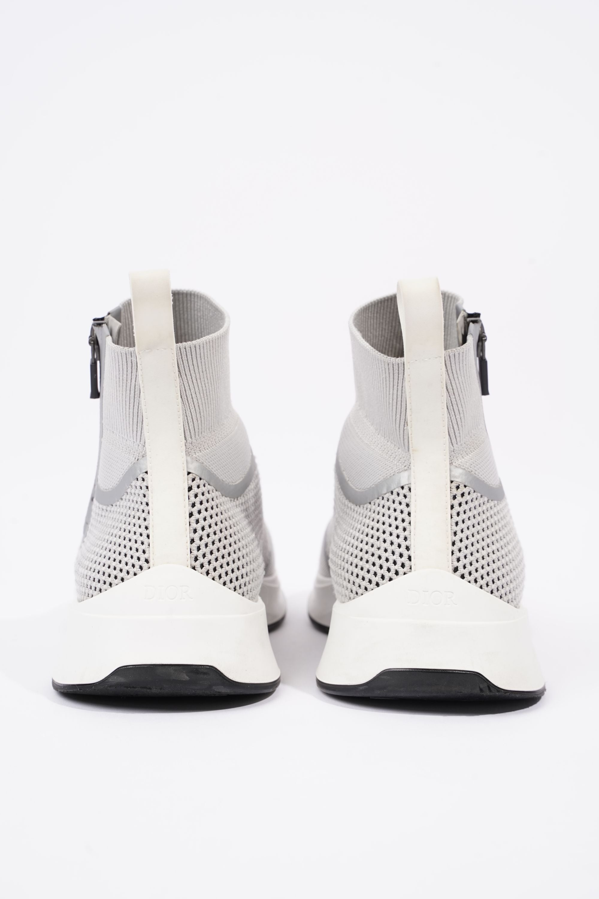 Christian Dior Mens Cloth High Trainers Grey EU 41 / UK 7