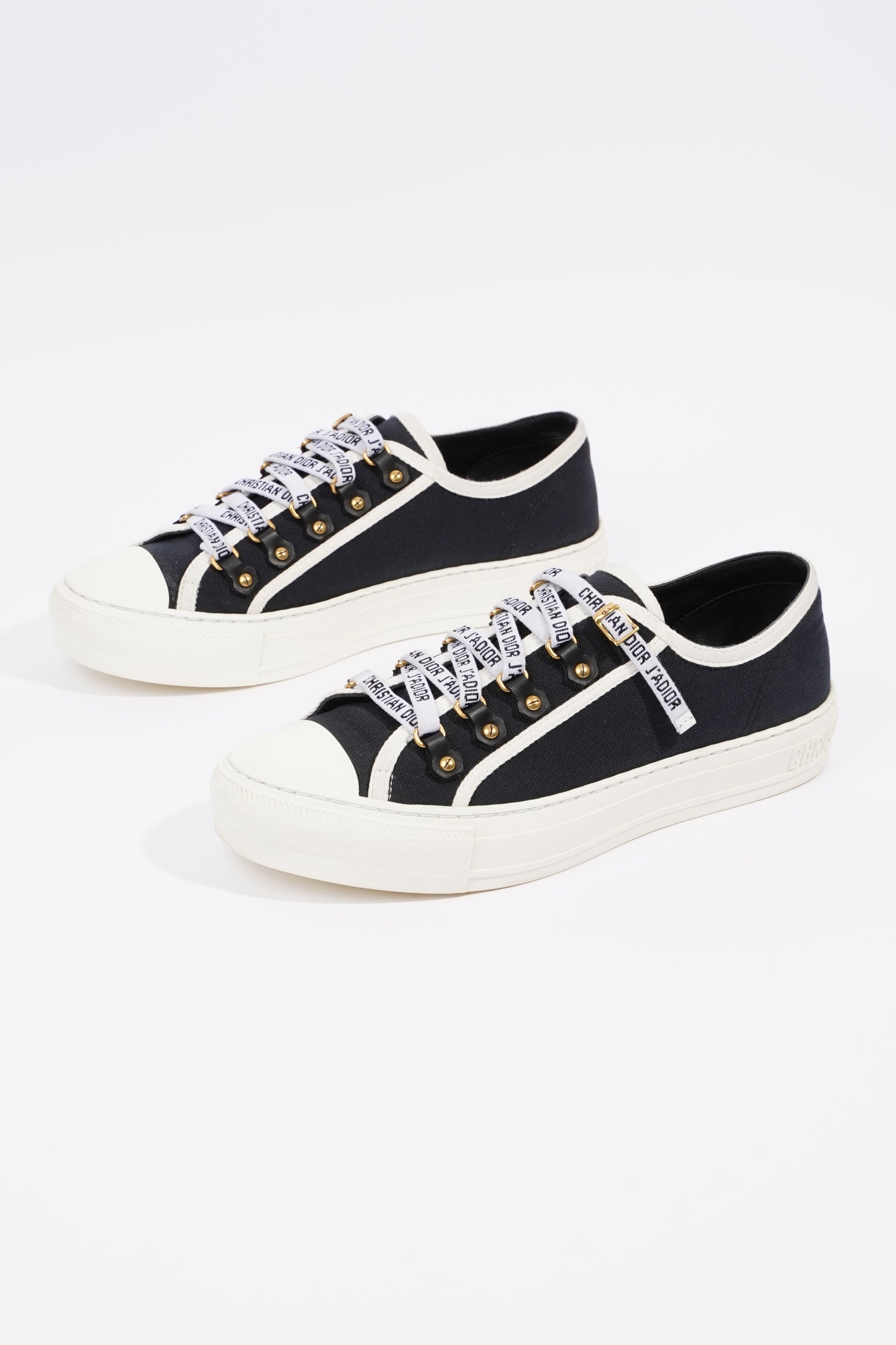 Christian Dior Womens Walk n' Dior Black / White EU 39 / UK 6