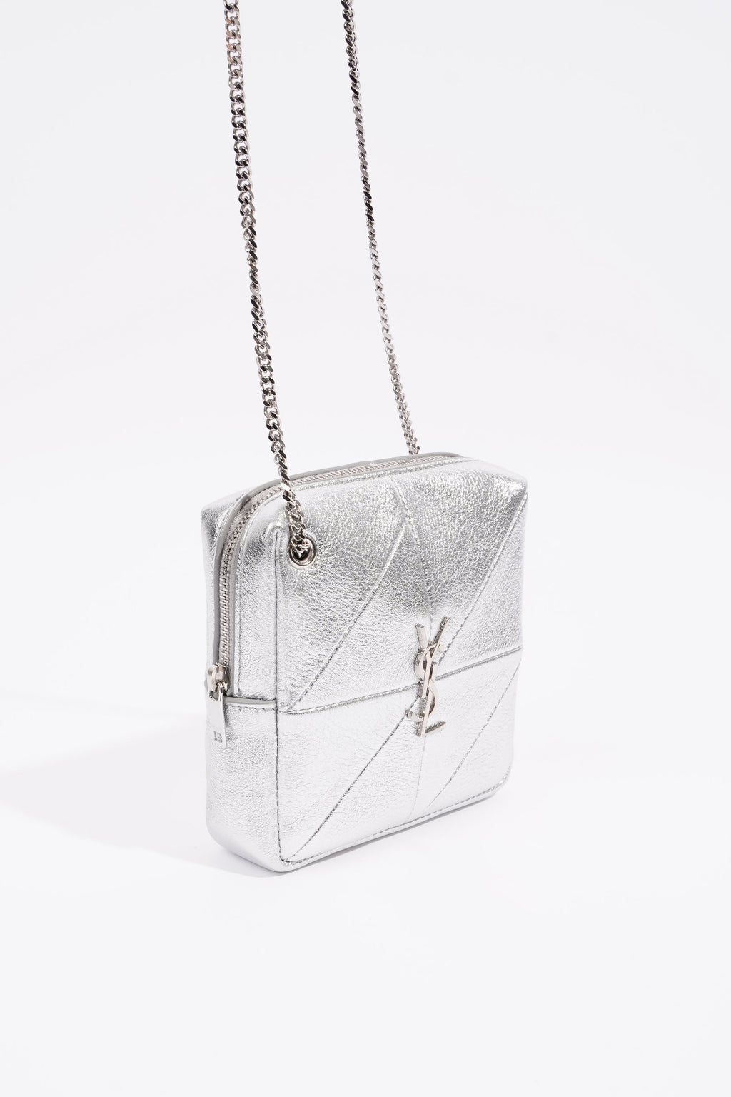Saint Laurent Jamie Cube Bag Silver OS