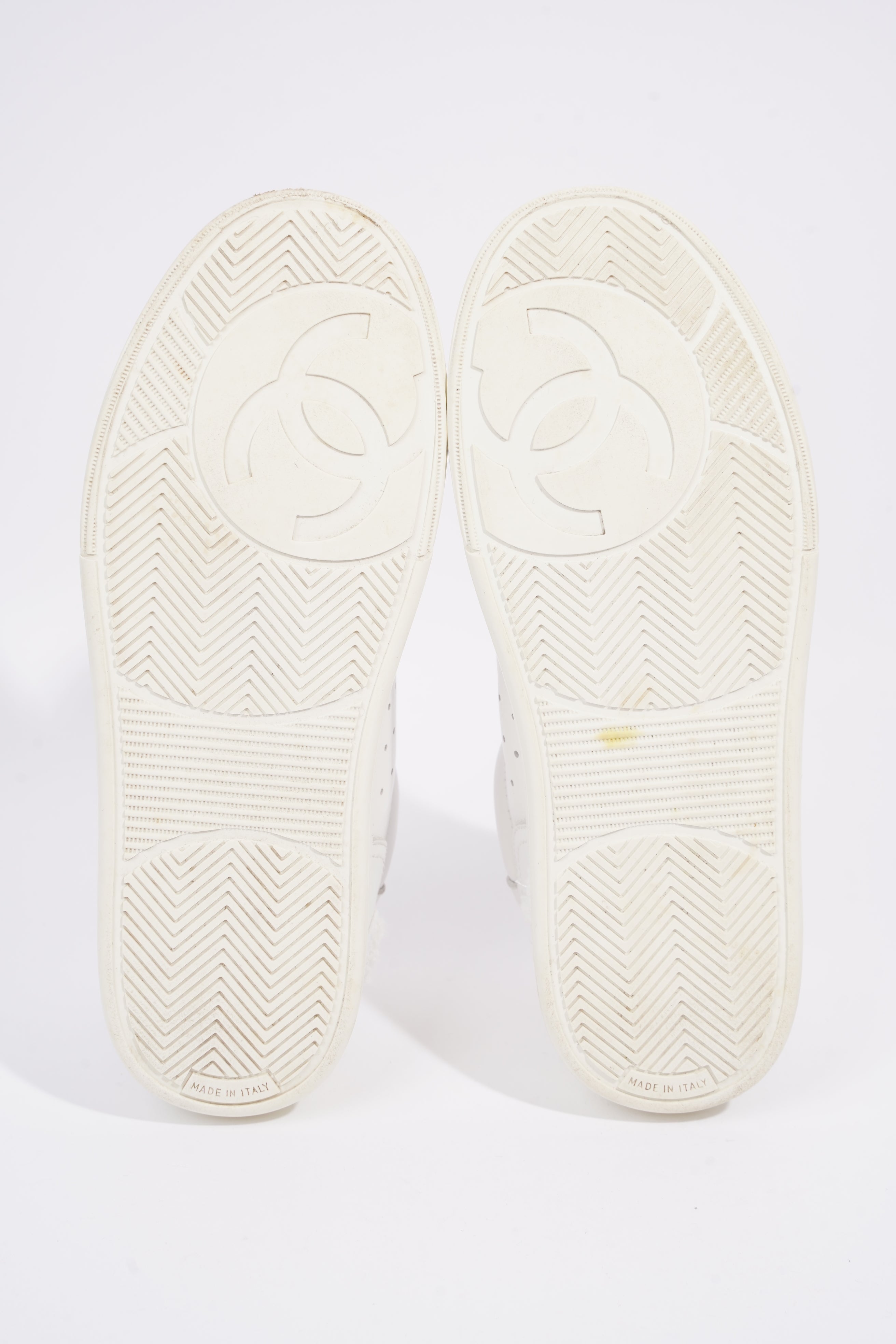 Chanel Womens Logo Runners White EU 38 / UK 5